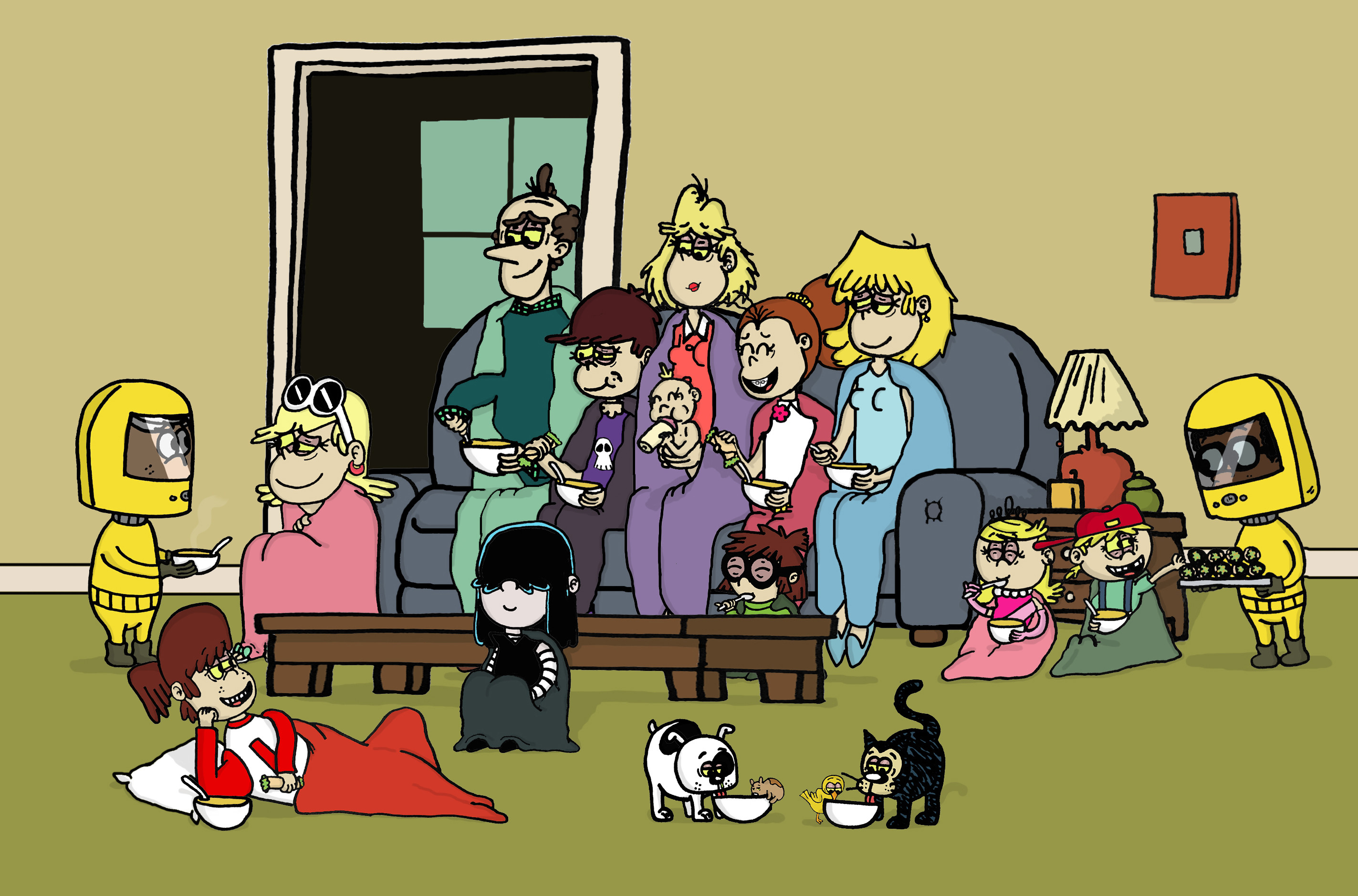 2846x1879 ... One Flu Over The Loud House - Alternate Ending by Ezmanify