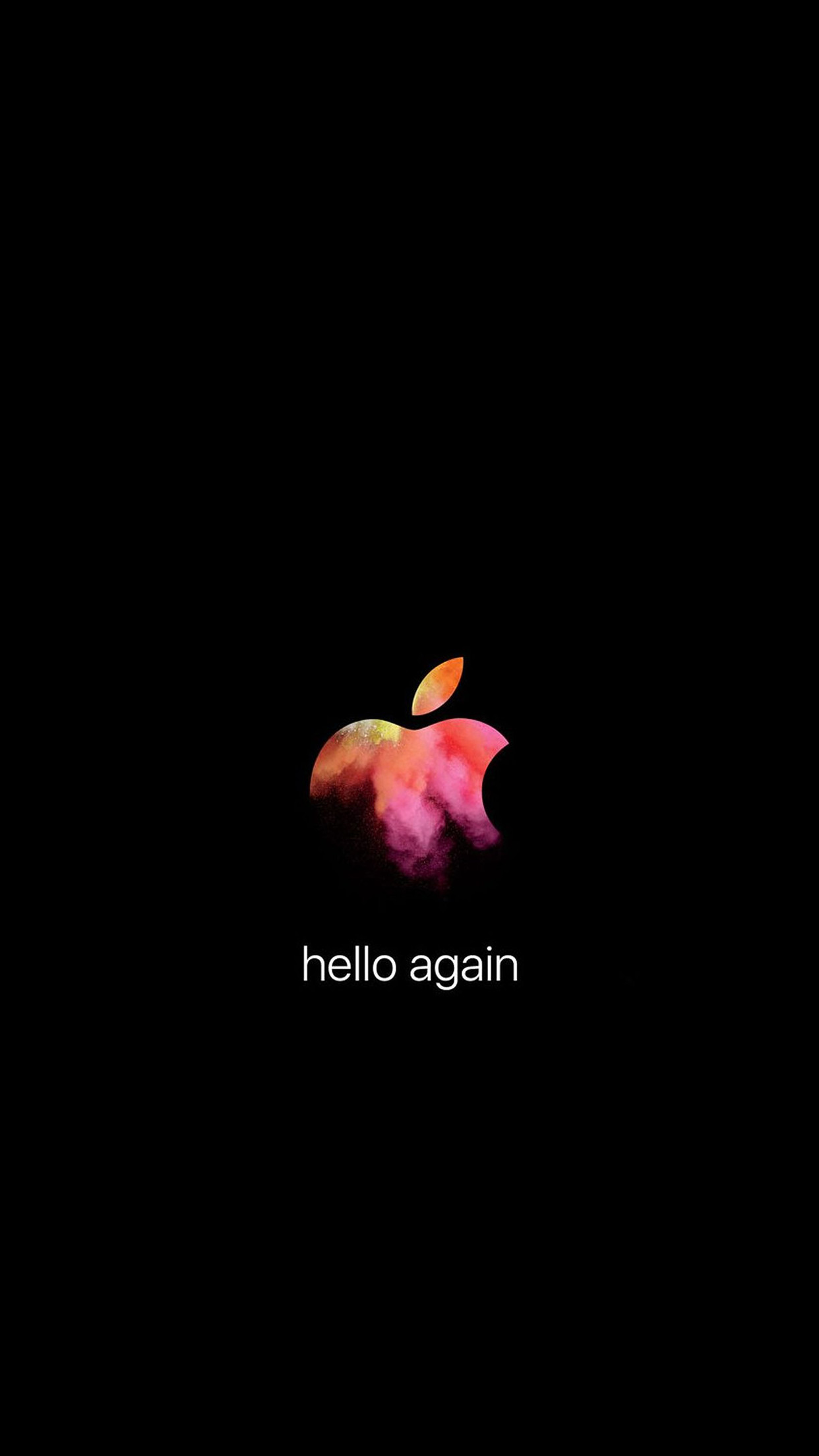 1242x2208 Apple October 27 event wallpapers: