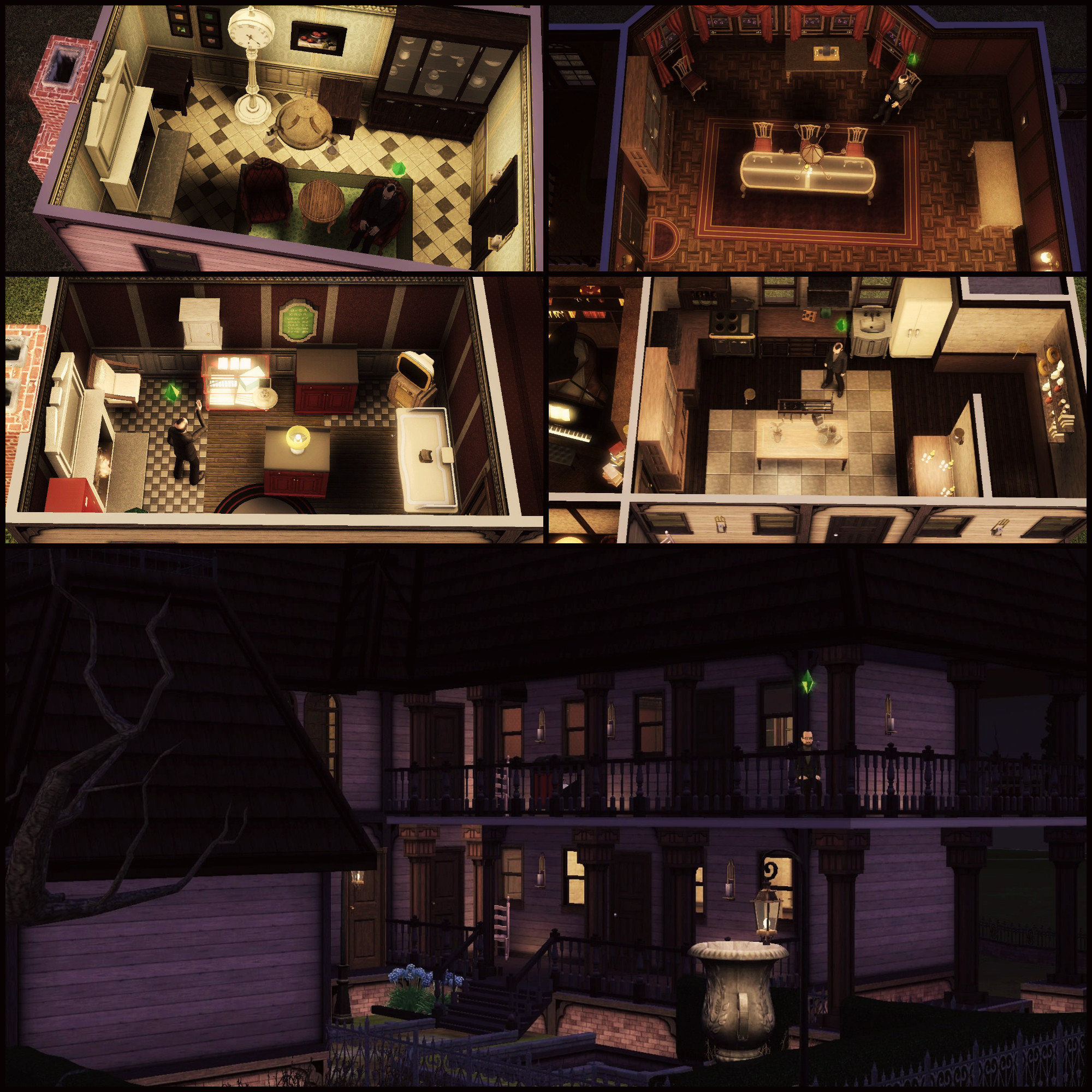 2000x2000 ... Luigi's Mansion: Gloomy Manor in The Sims 3 (3/4) by Shtinkels