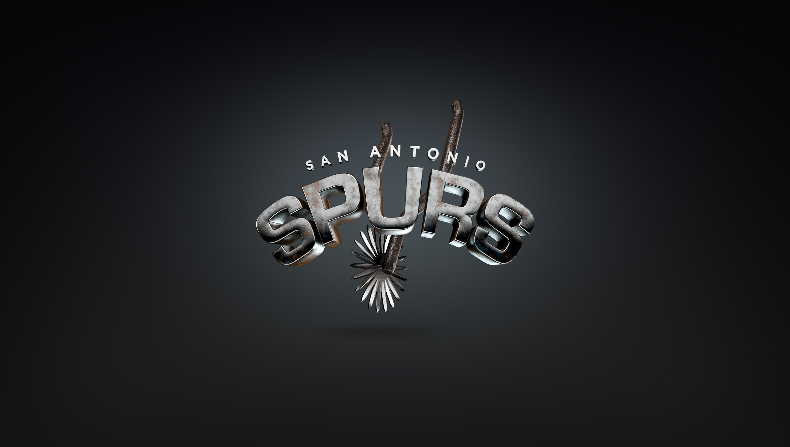 2560x1449 Spurs logo vector wallpaper hd Source Â· Photo Collection Spurs 3D Wallpaper  San Antonio ...