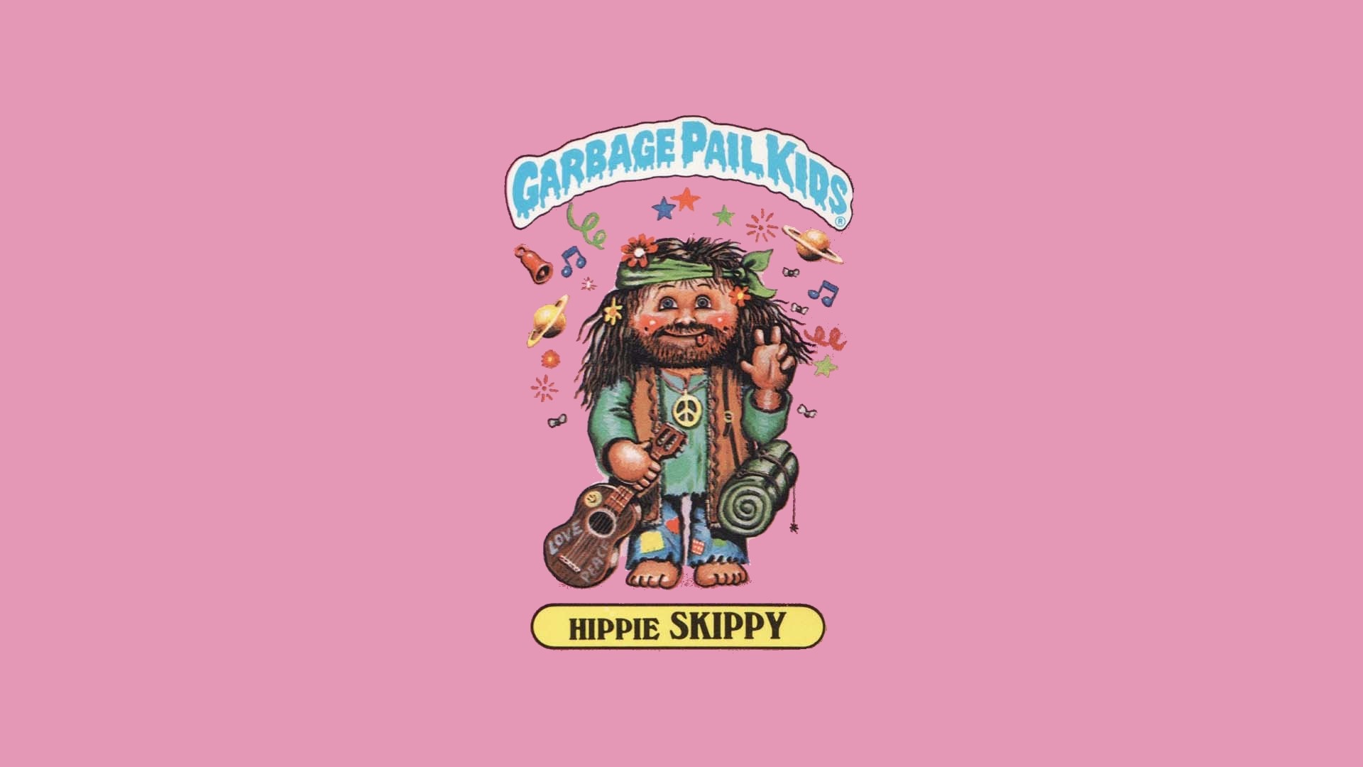 1920x1080 Comics - Garbage Pail Kids Hippie Skippy Wallpaper