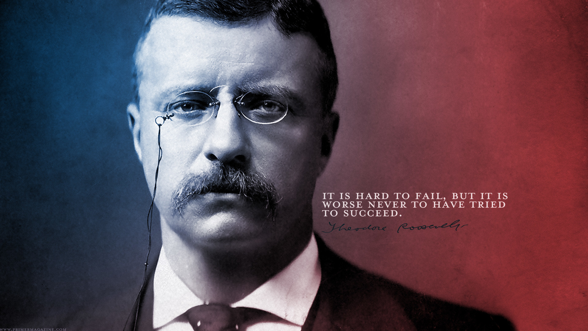 1920x1080 Wednesday Wallpaper: Failure vs Success by Teddy Roosevelt