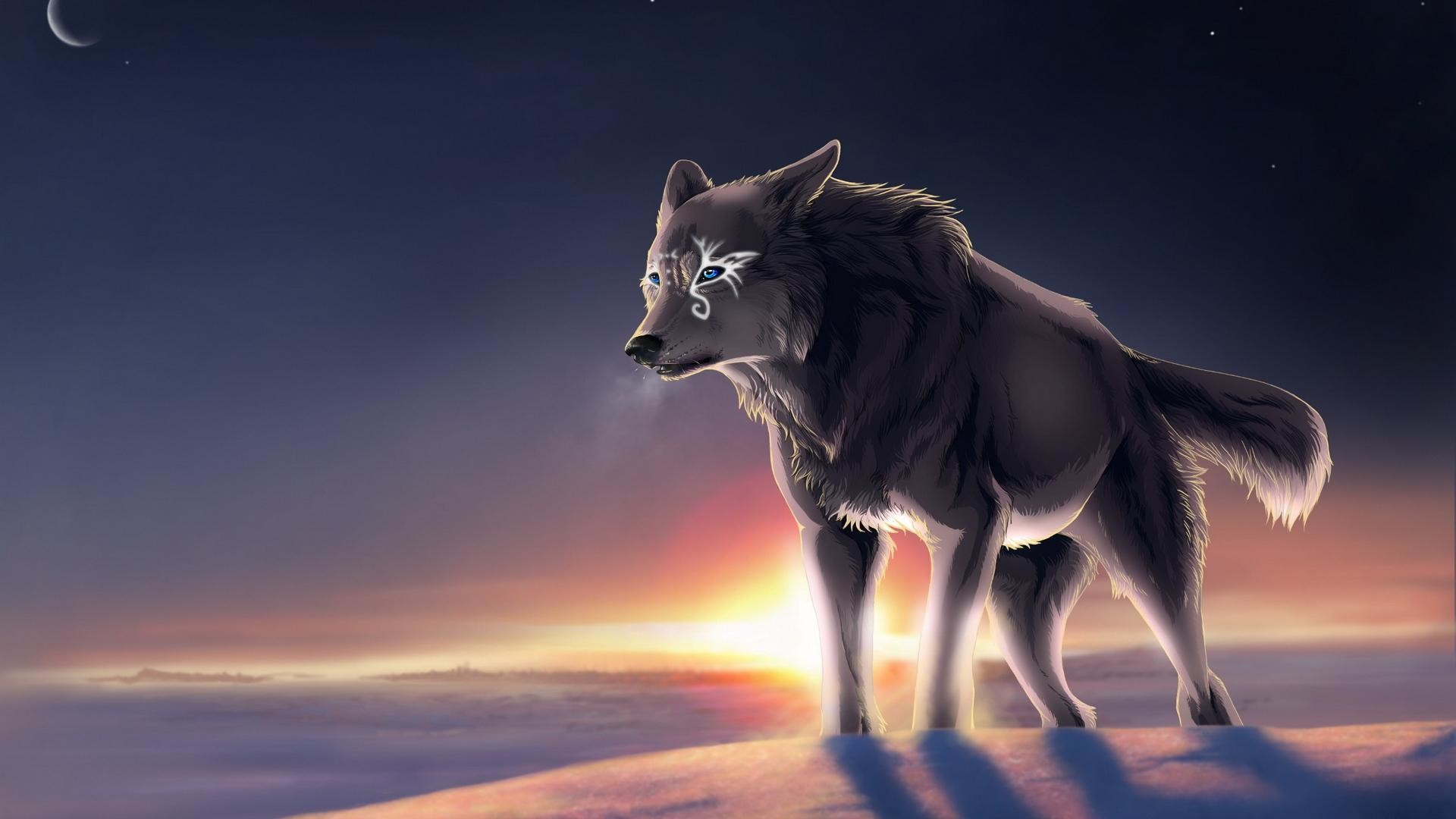 Wolf Howling artist artwork wolf HD wallpaper  Peakpx