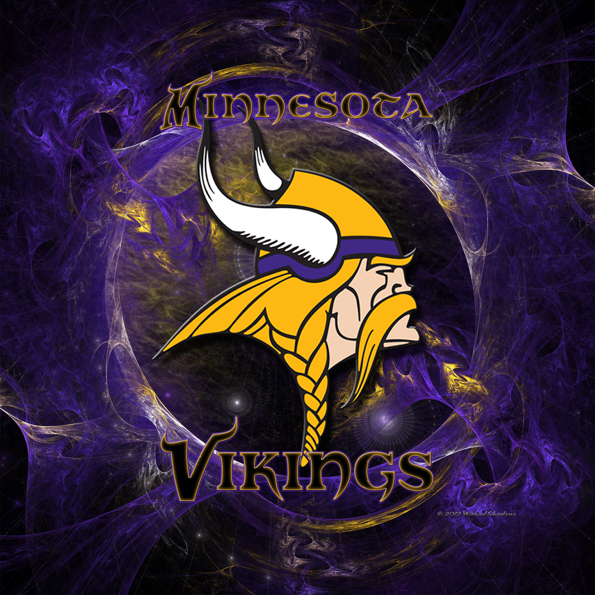 2000x2000 Minnesota Vikings Wicked Wallpaper