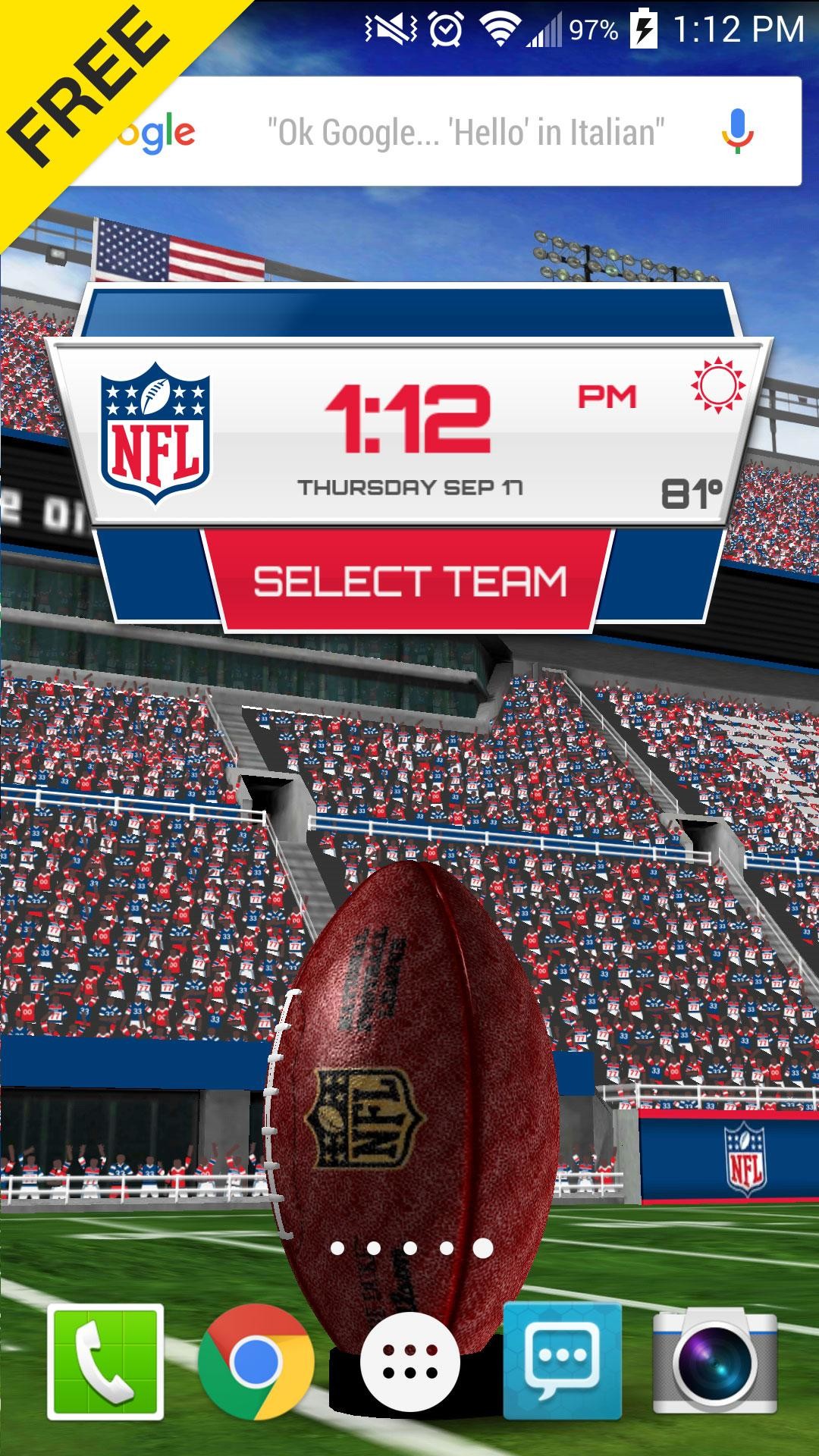 1080x1920 NFL 2015 Live Wallpaper screenshot #4