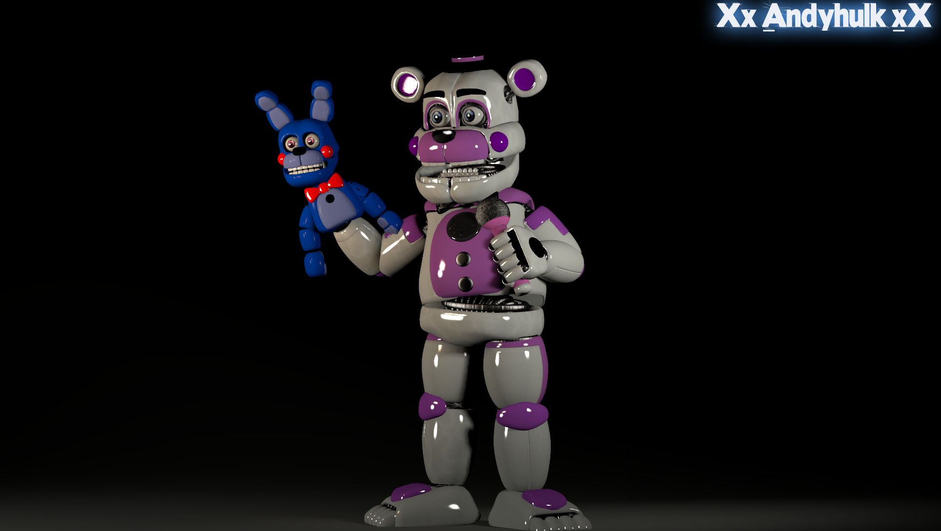1930x1090 Funtime Freddy and Bonnie Hand Puppet (SL)