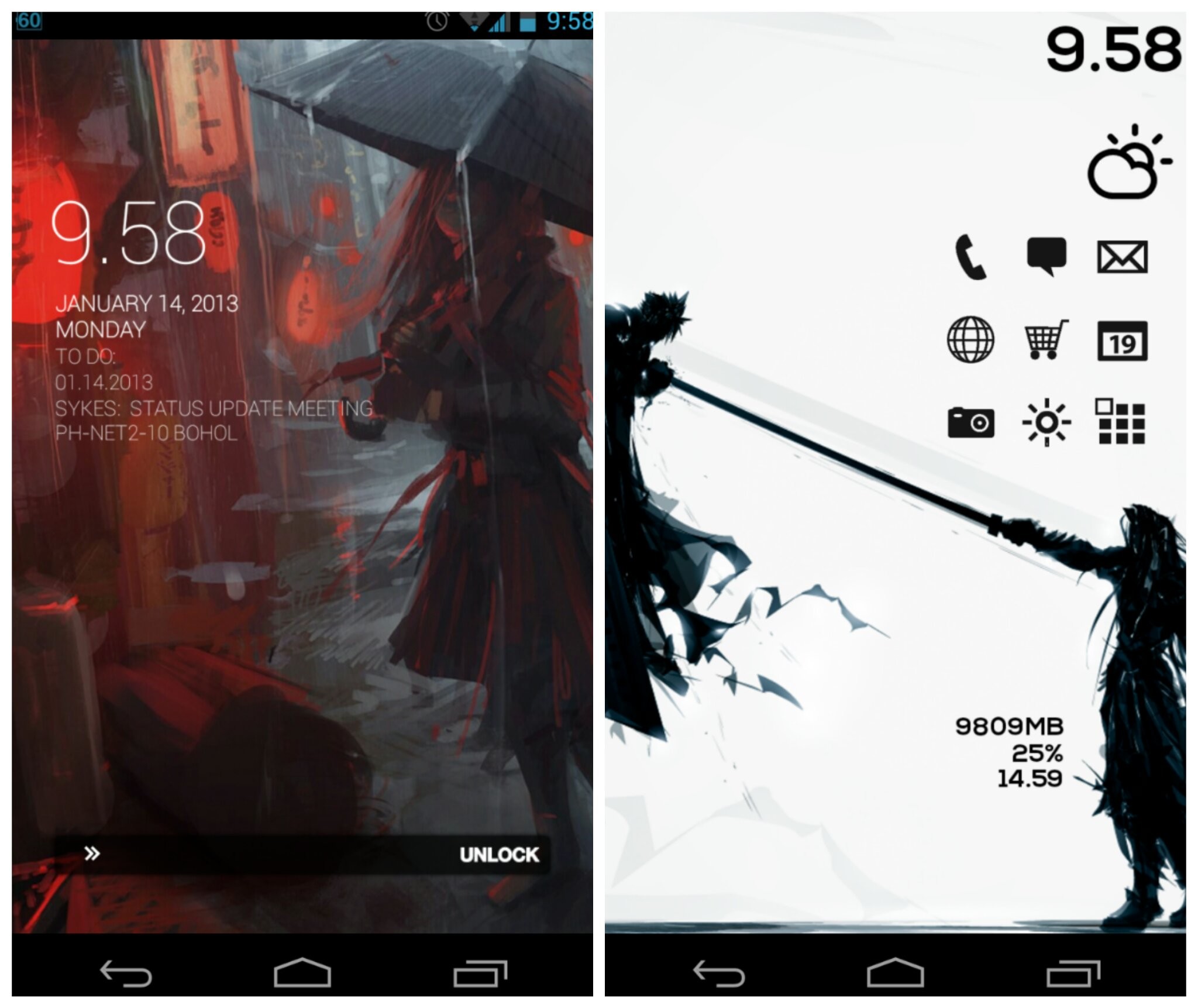 2048x1723 Cloud vs. Sephiroth Android Homescreen by jepoiski04 - MyColorscreen