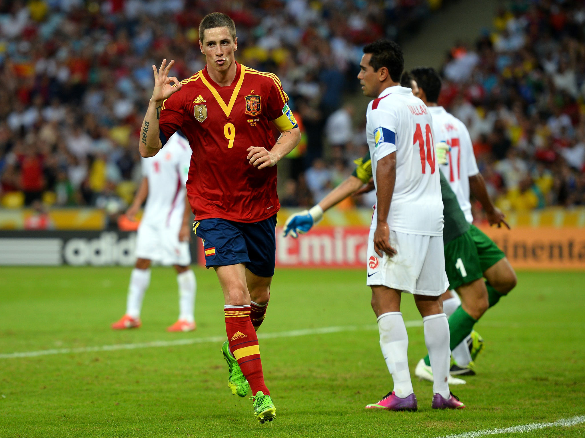 2048x1536 Confederations Cup: Fernando Torres scores four (despite missing a penalty)  as Spain crush Tahiti 10-0 | The Independent