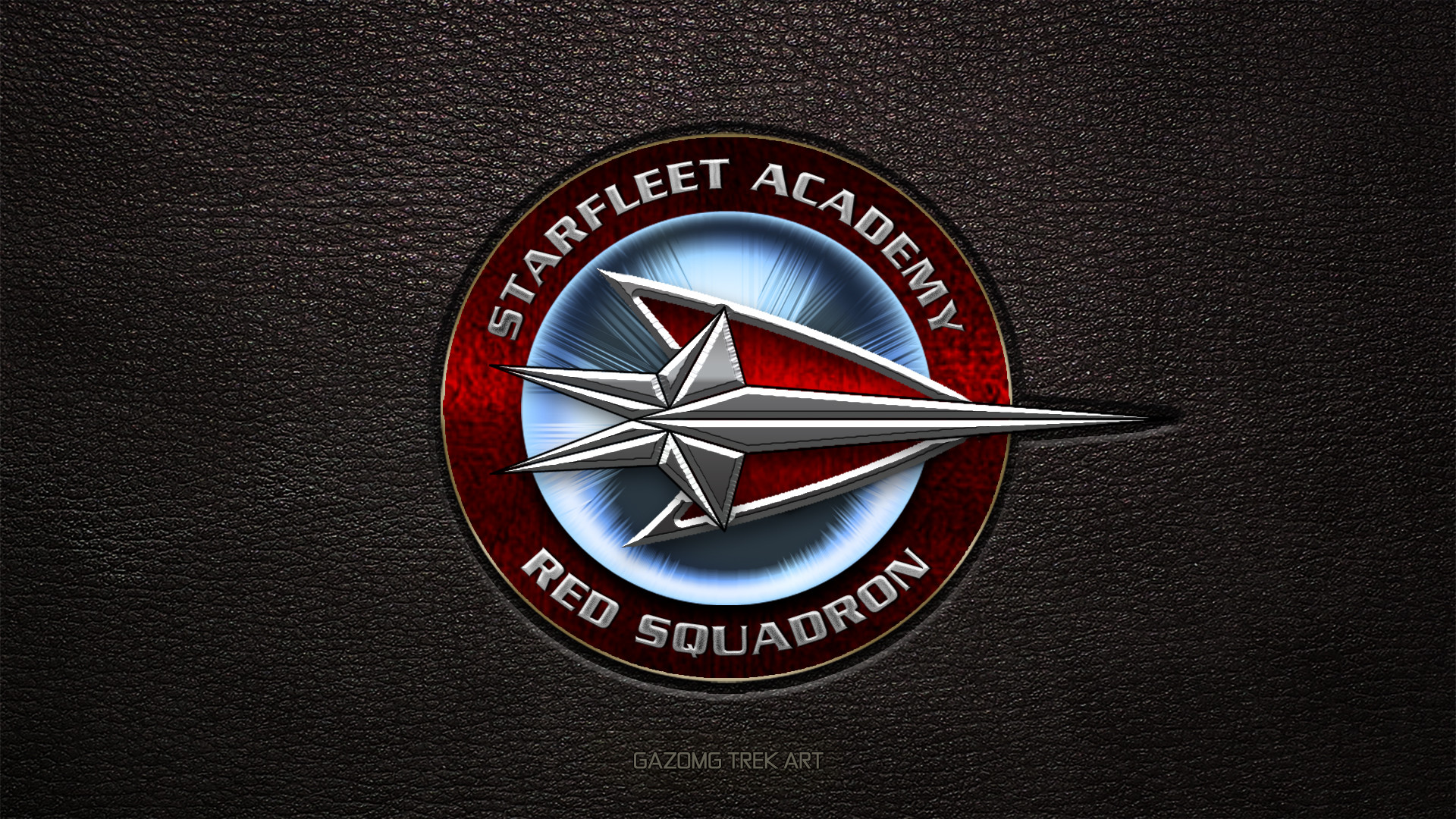 1920x1080 Starfleet Academy Red Squadron Star Trek Logo by gazomg on .