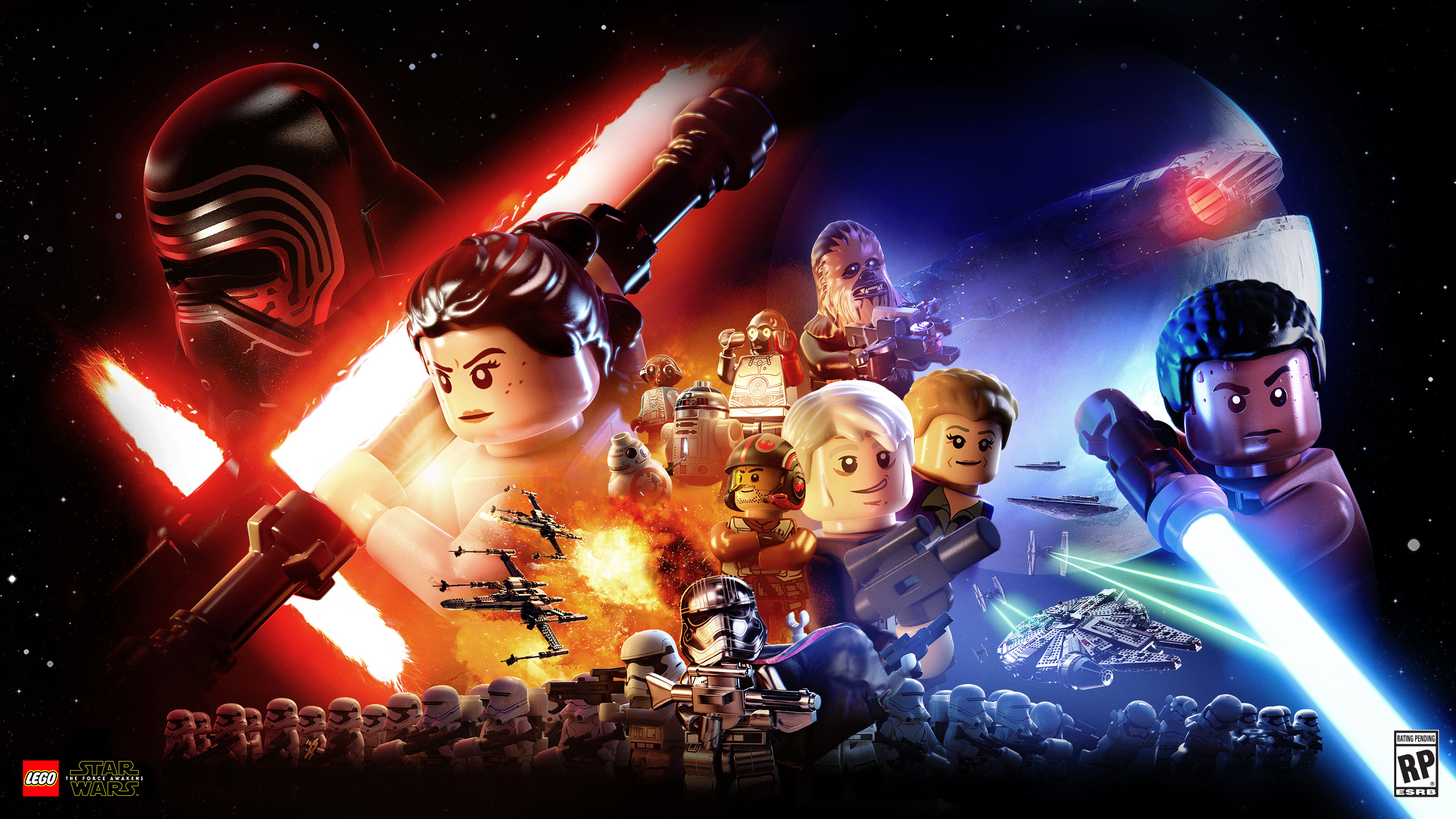 2560x1440 LEGO Star Wars: The Force Awakens Video Game - Standard Edition. LEGO Star  Wars: The Force Awakens - Video game wallpaper