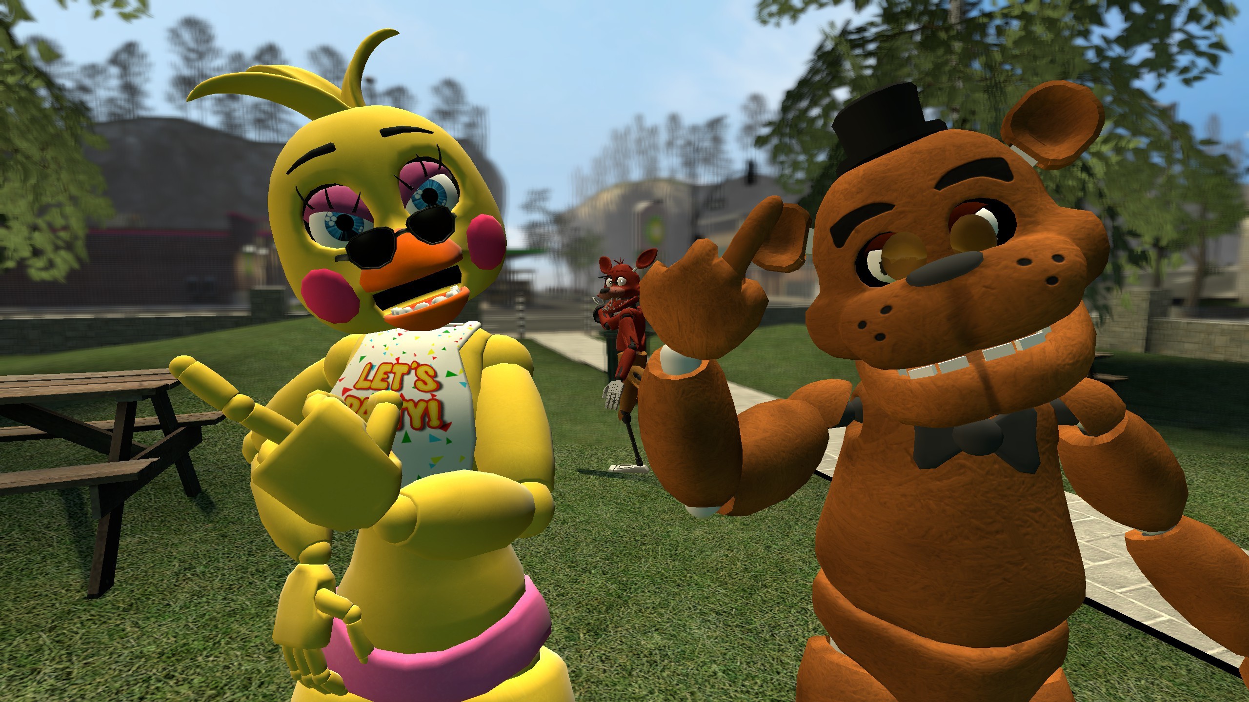 2560x1440 ... Therubyminecart Toy chica and freddy hate shit. by Therubyminecart