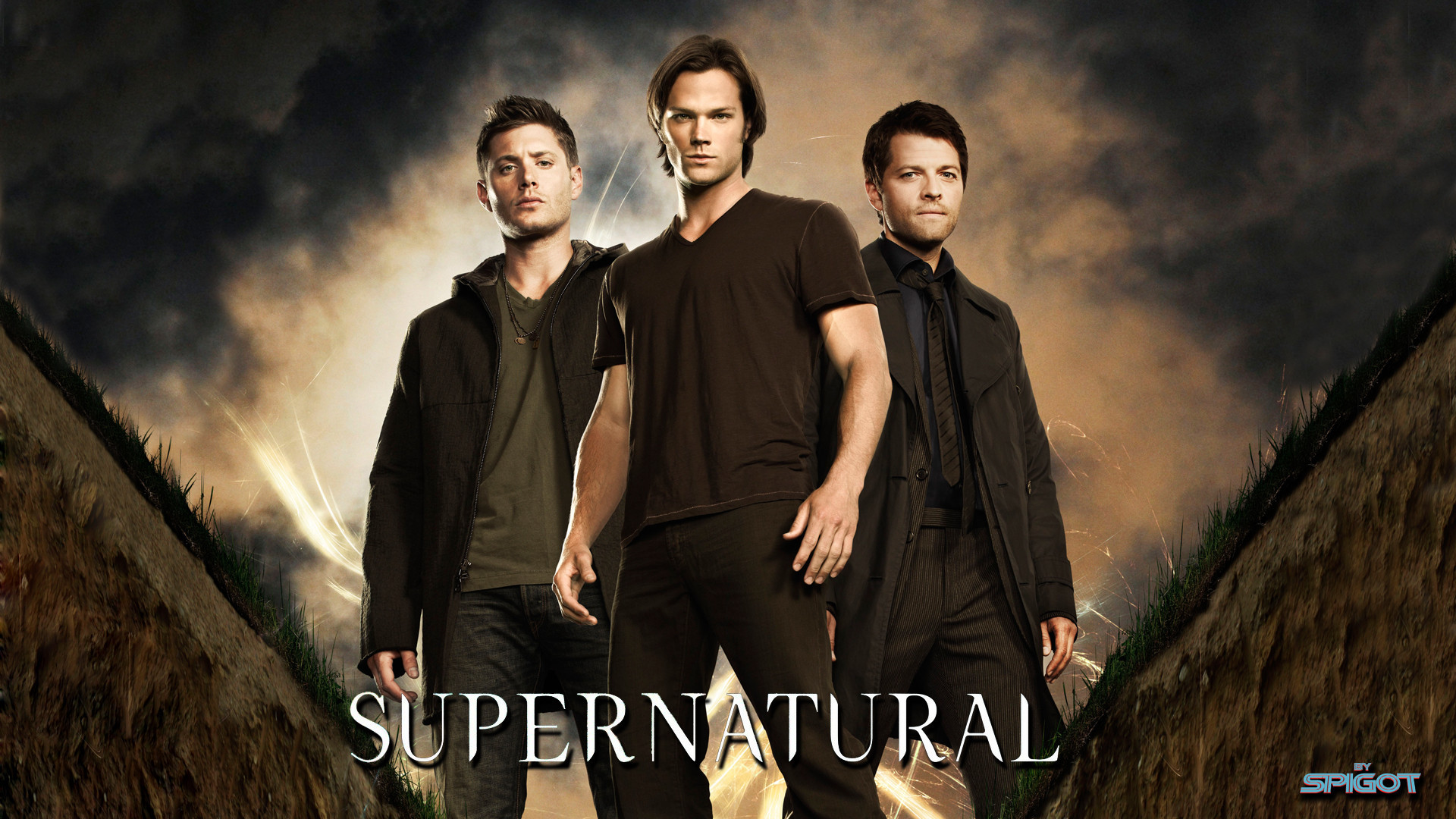 1920x1080 Jared Padalecki and Jensen Ackles star as the main duo of the show, the  Winchester Brothers, Sam and Dean, other characters and new additions from  the later ...