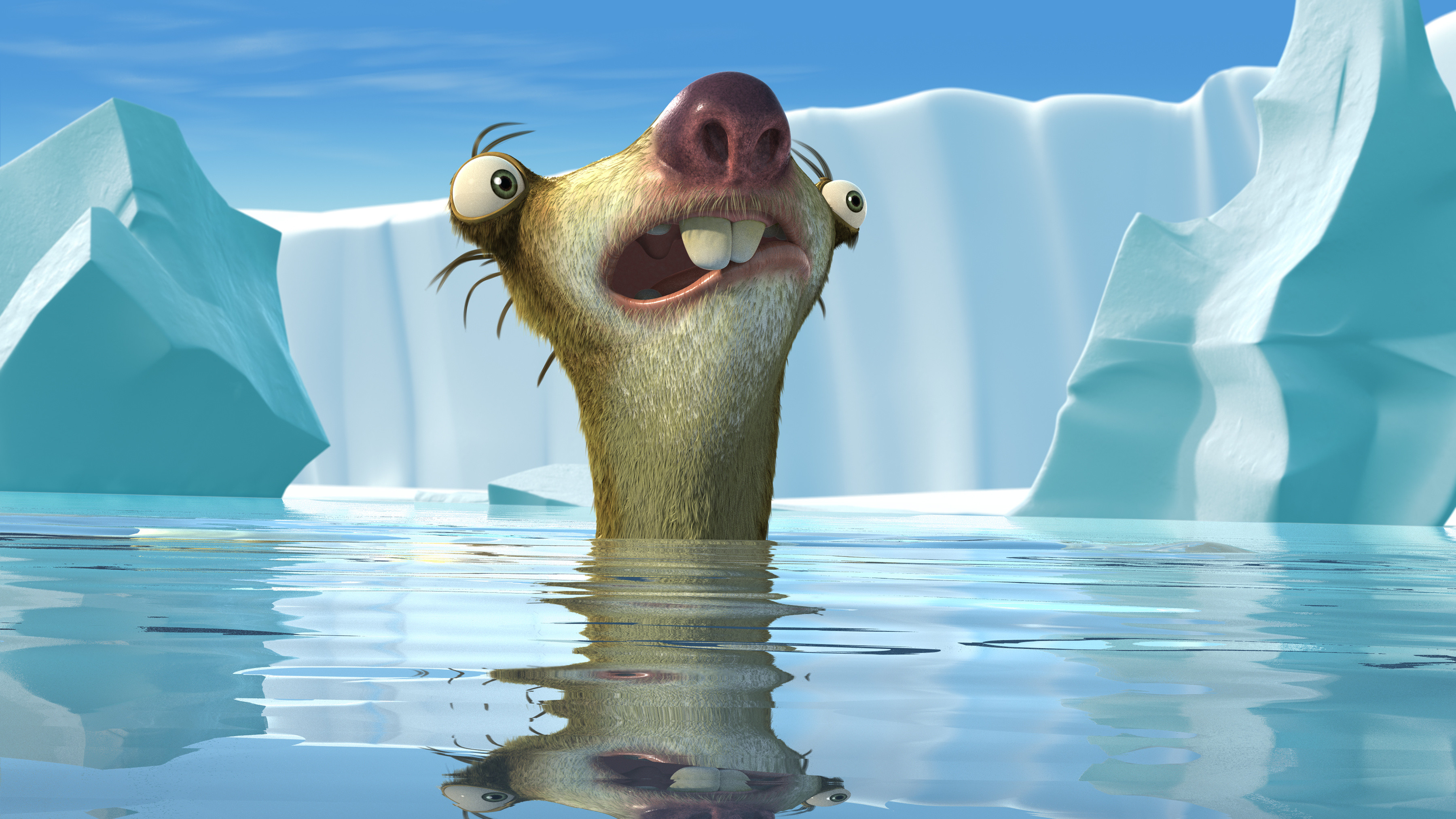 3600x2025 Movie - Ice Age: The Meltdown Sid (Ice Age) Wallpaper