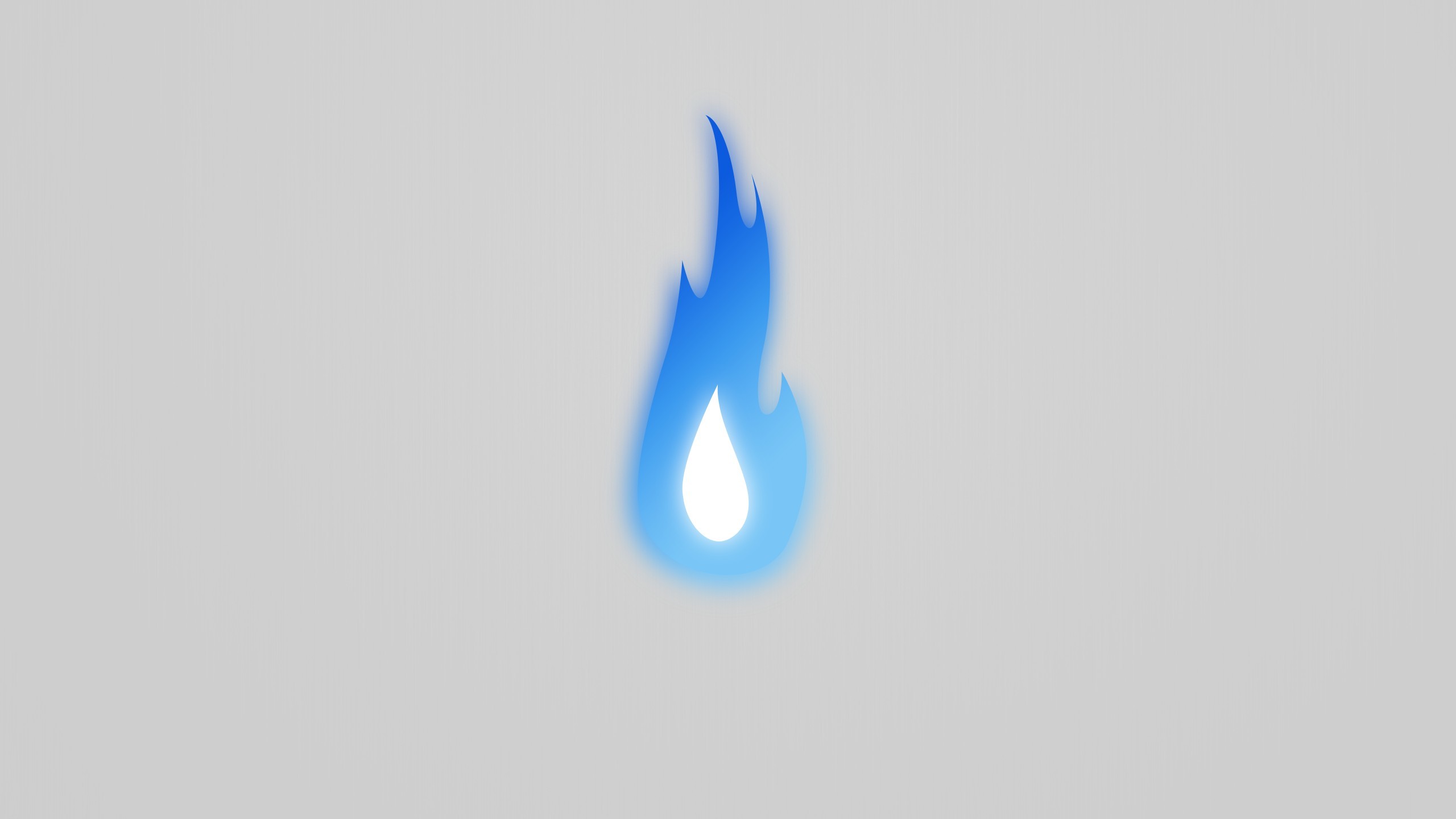 2560x1440 Mediafire blue flame minimalistic simple wallpaper