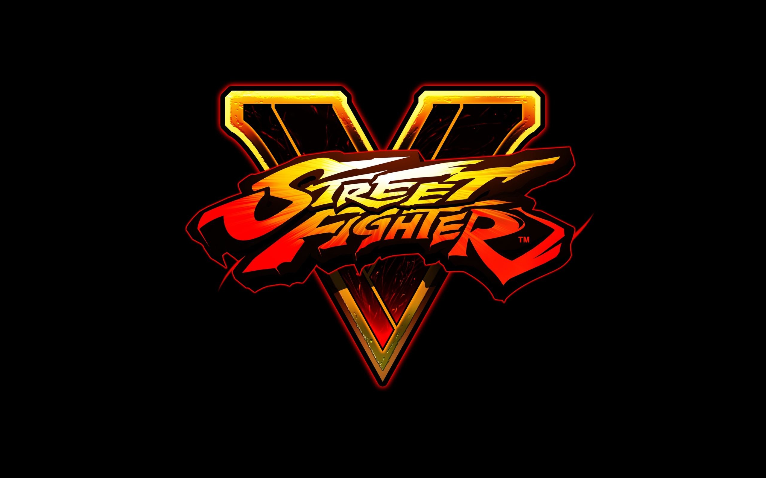 2560x1600 Street Fighter V Game Logo Wallpaper