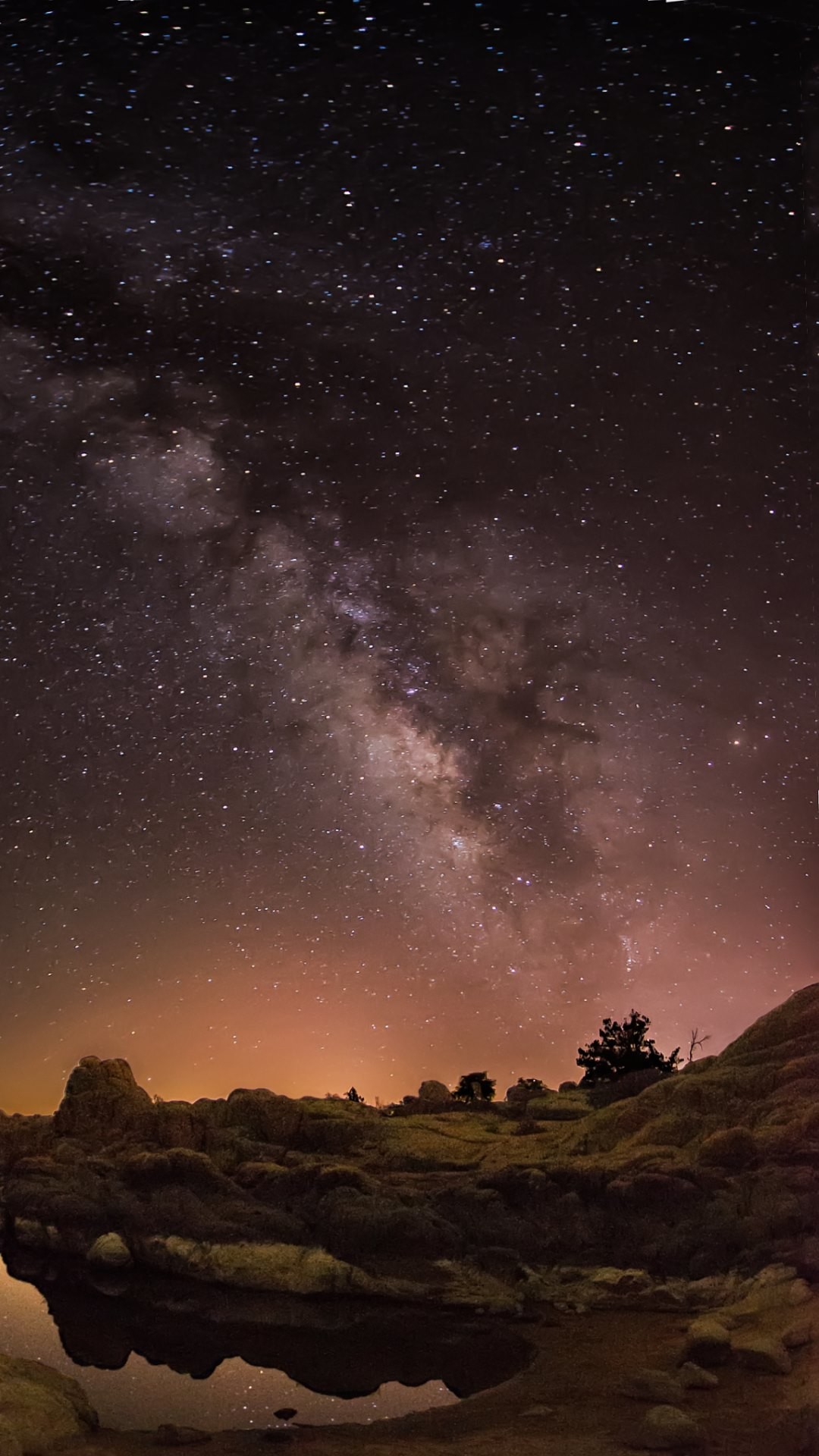 1080x1920 4K HD Wallpaper: Milky Way 2014