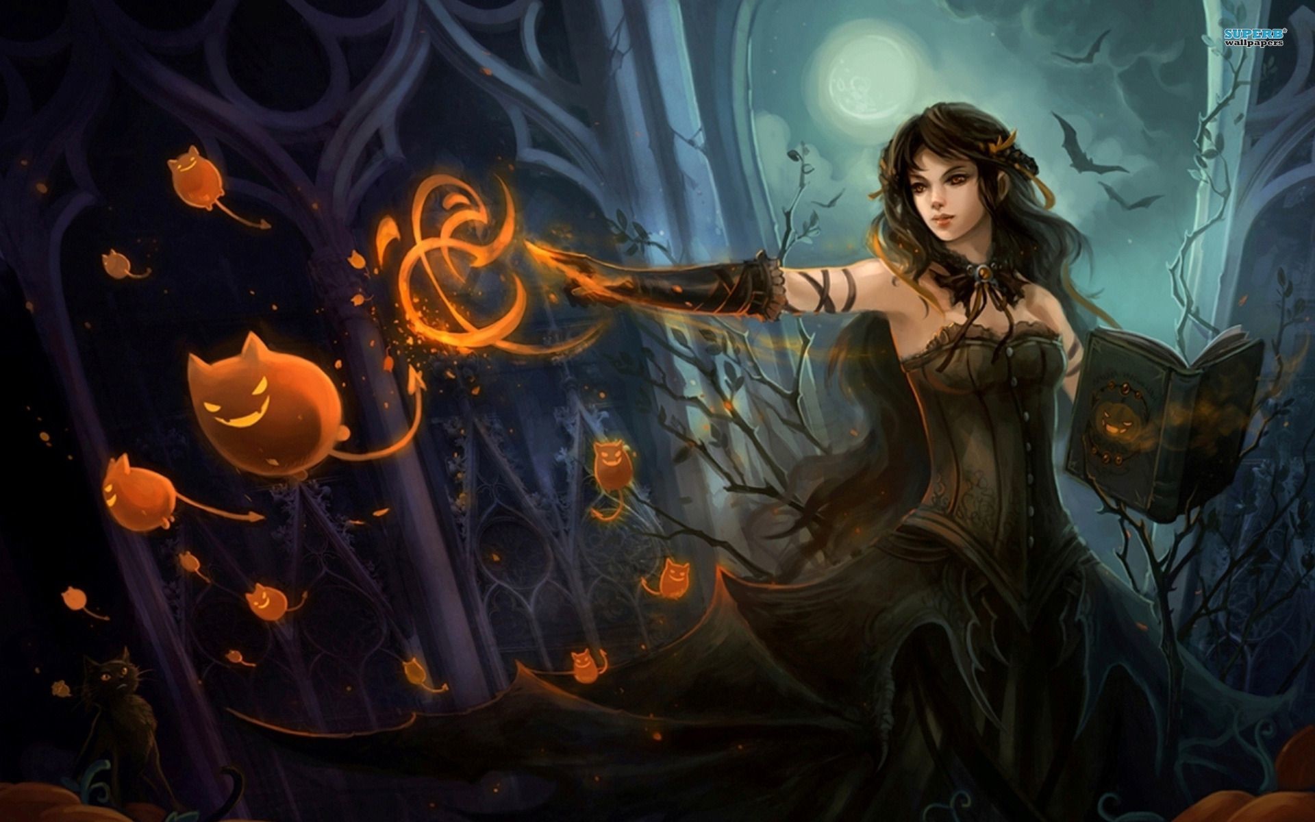 1920x1200 Witchcraft Wallpaper | Witch wallpaper - Fantasy wallpapers - #11747