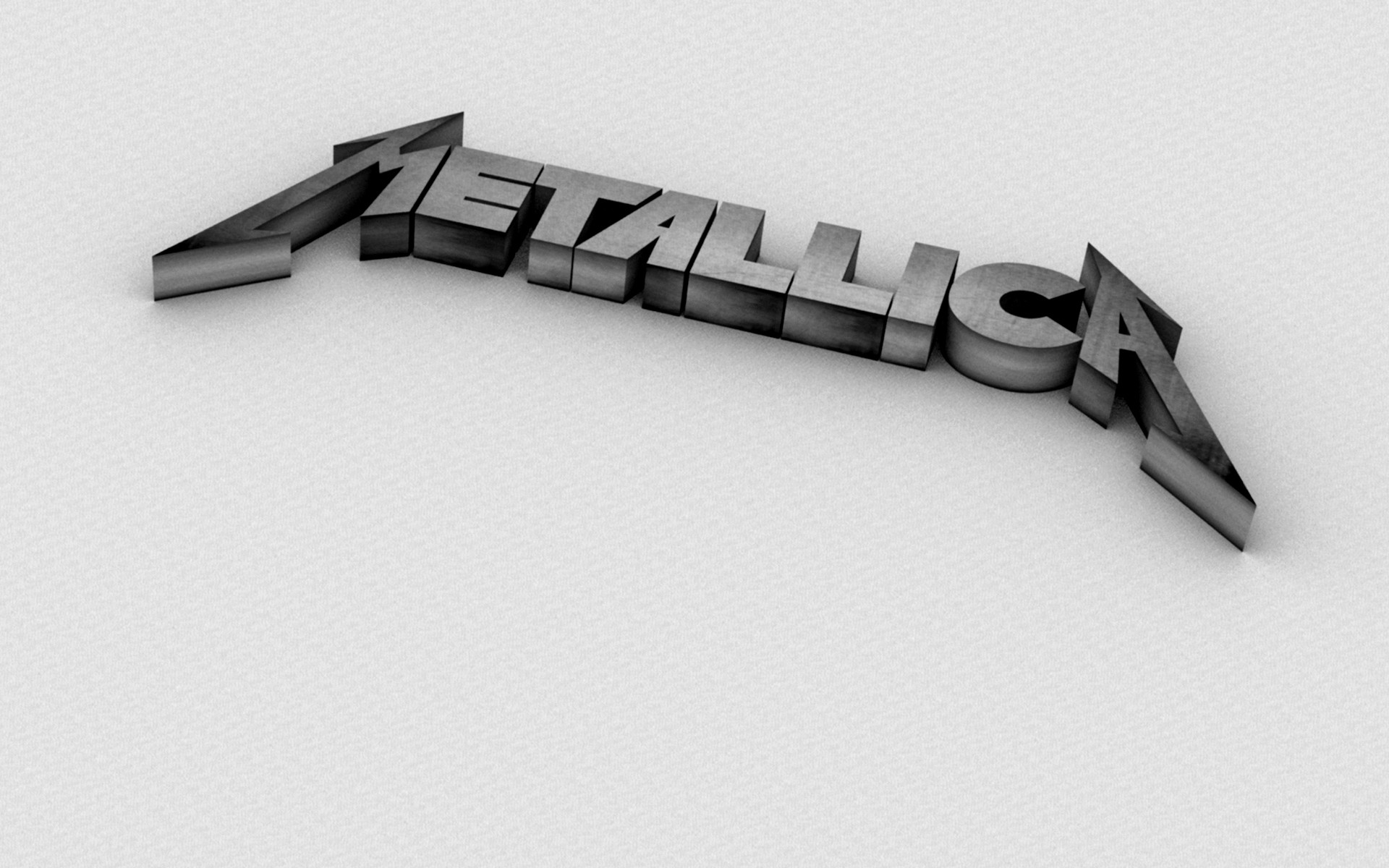 1920x1200 3D Metallica Logo