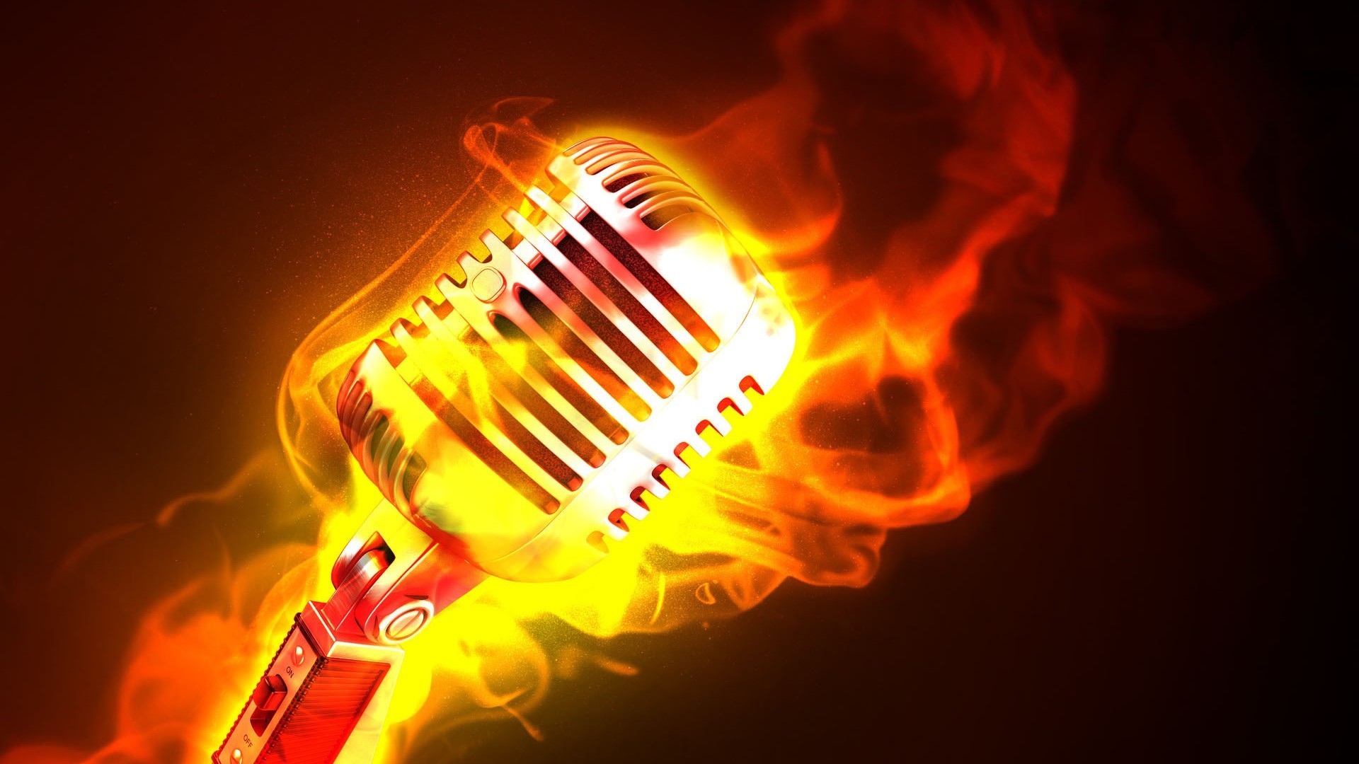 1920x1080 Awesome Microphone Wallpaper
