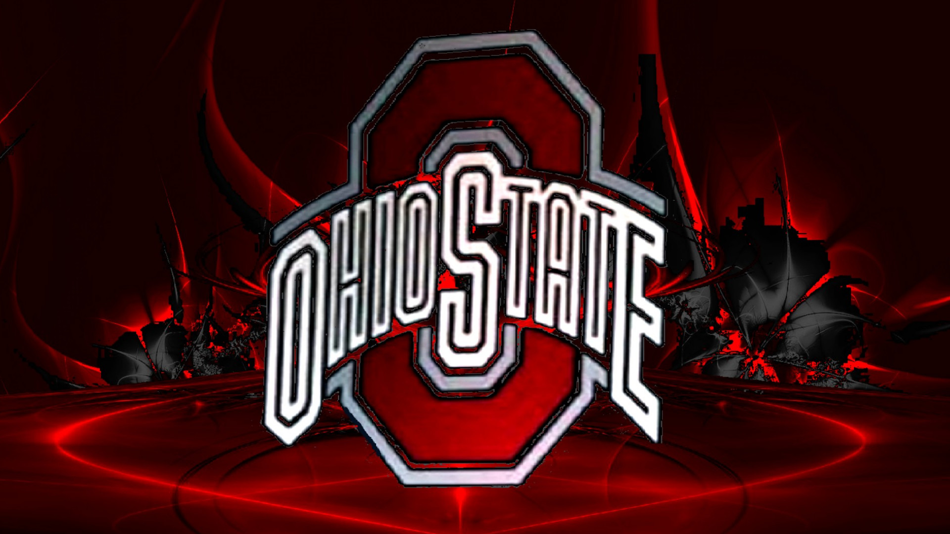 1920x1080 Ohio State Buckeyes images OHIO STATE RED BLOCK O ON AN ABSTRACT HD  wallpaper and background photos