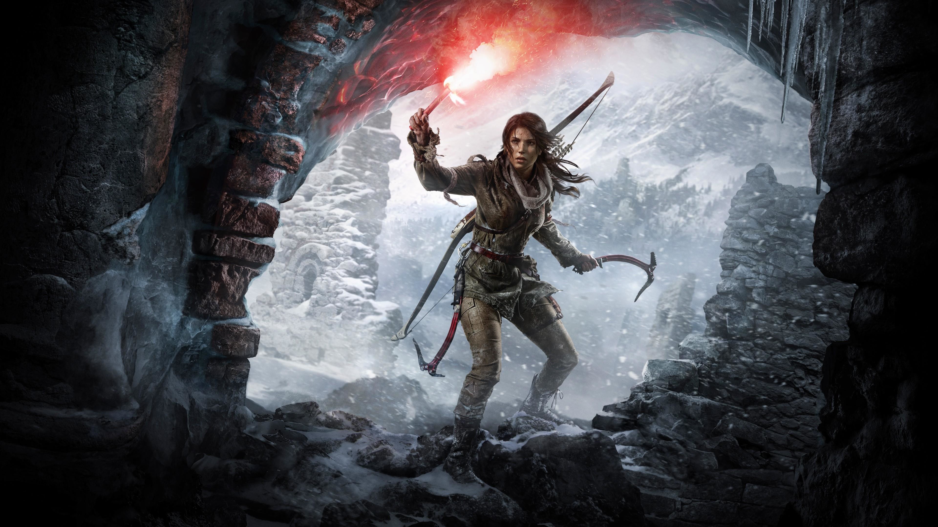 3840x2160 ... Rise of the Tomb Raider Wallpaper HD