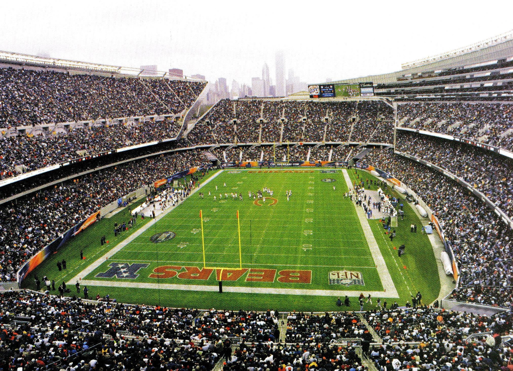 2025x1464 Soldier Field Stadium Chicago Bears wallpaper HD Wallpapers & Bac