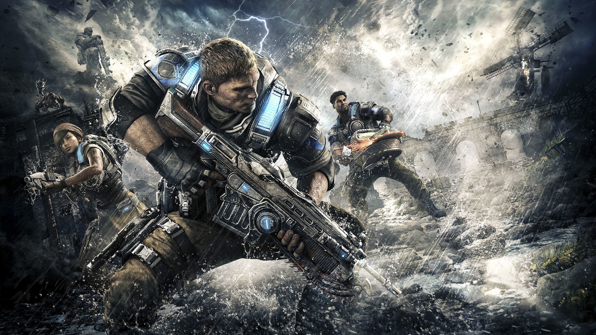1920x1080 'Gears of War 4' Successfully Avoids The Problems of 'Halo 4'