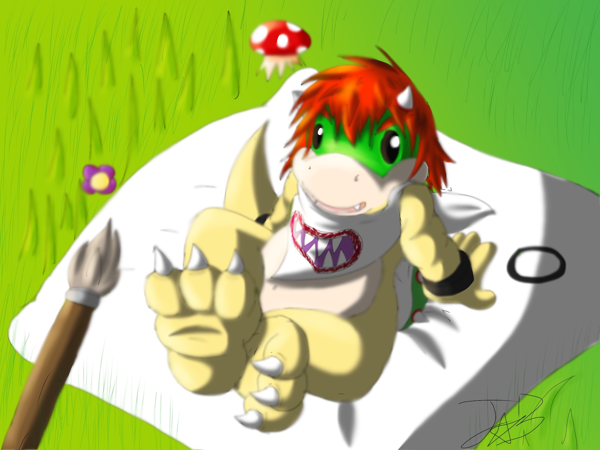 2048x1536 Bowser jr. without hair band