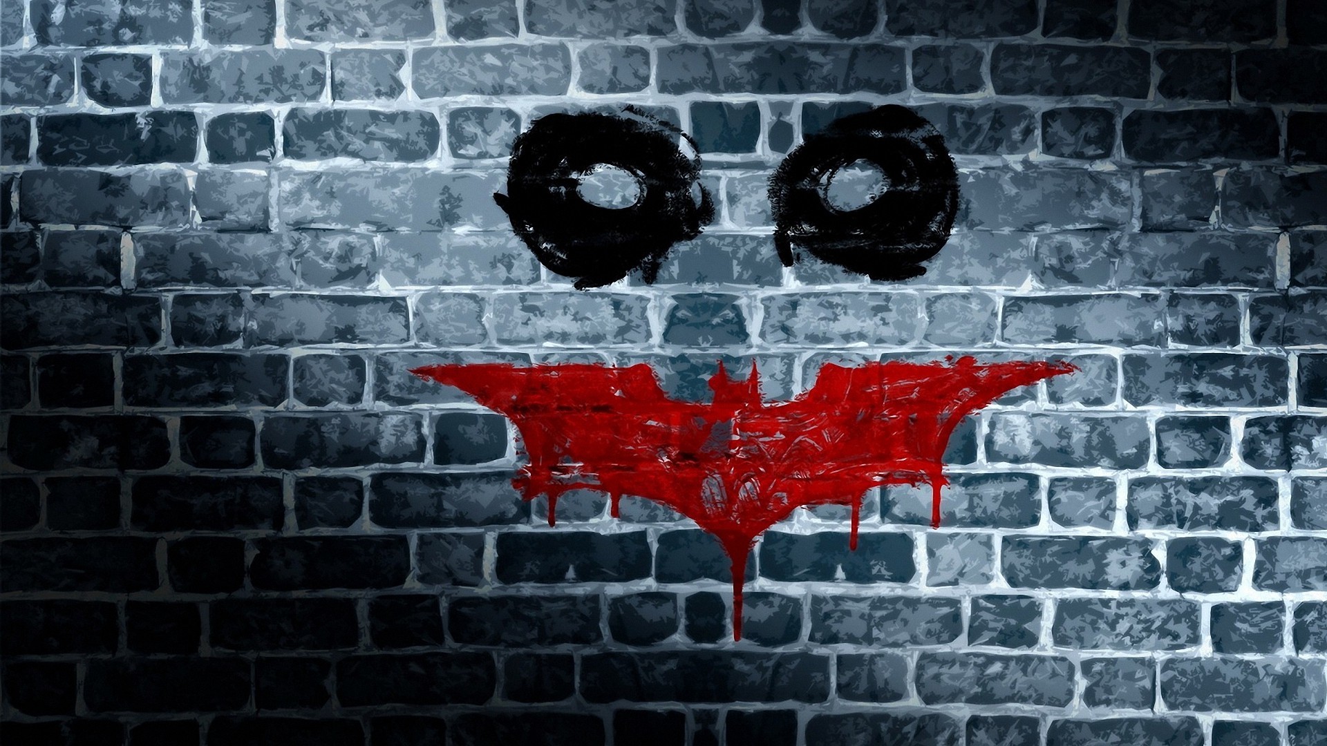 1920x1080 batman symbol wall anime