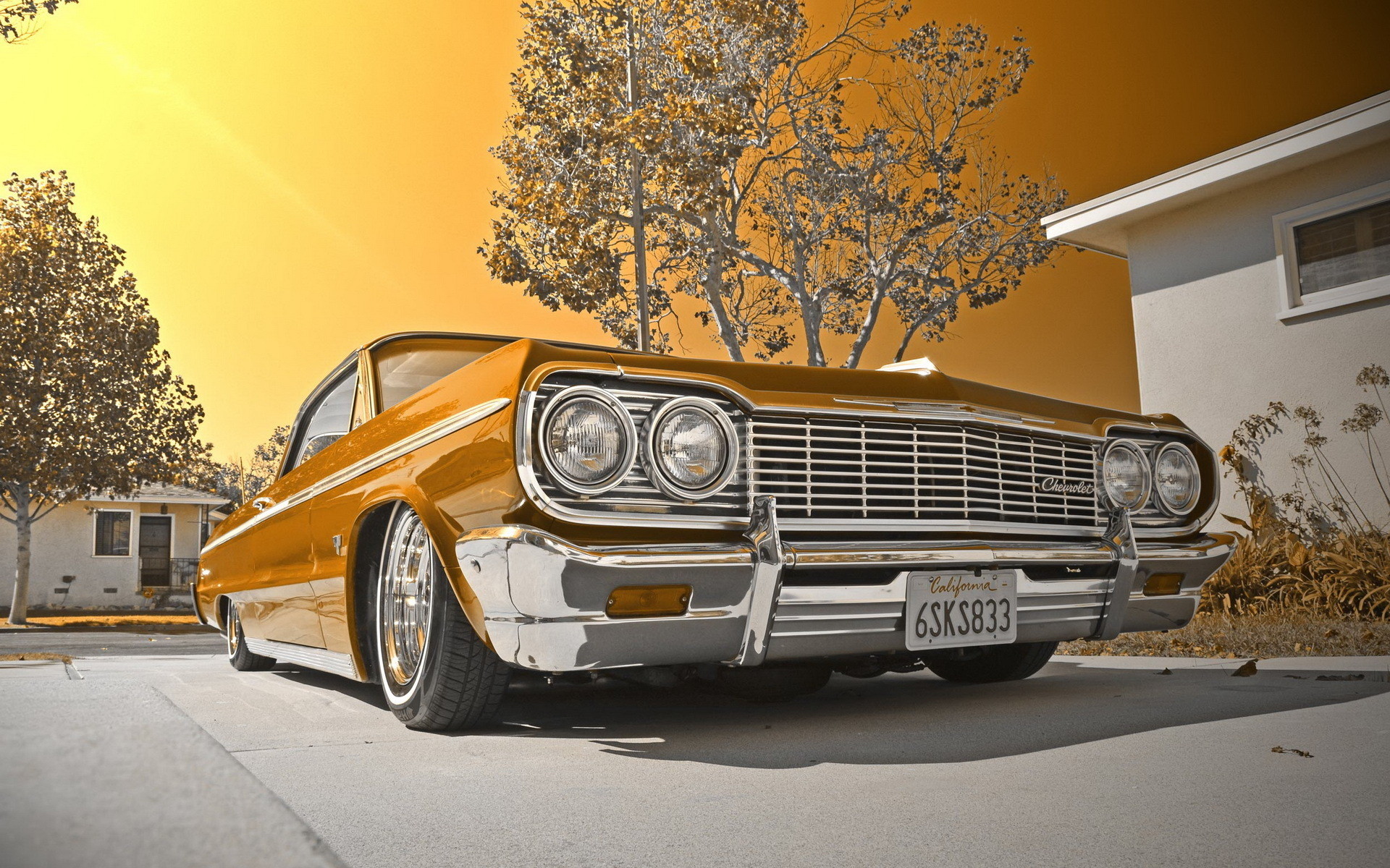 1920x1200 1964 Chevy impala lowrider muscle cars tuning wallpaper  
