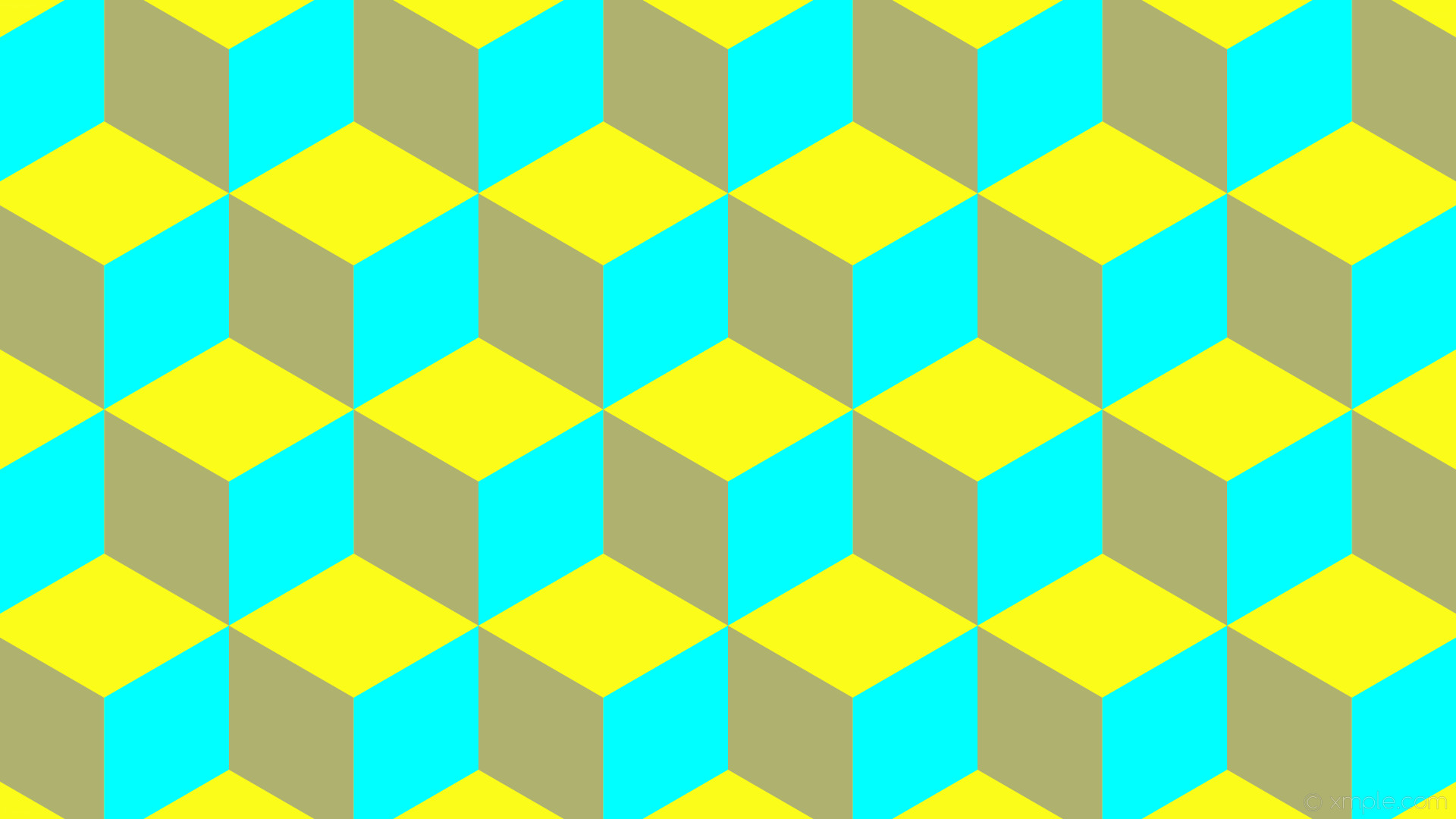 1920x1080 wallpaper 3d cubes blue yellow aqua cyan #fcfc1b #afb26f #00ffff 0Â° 190px