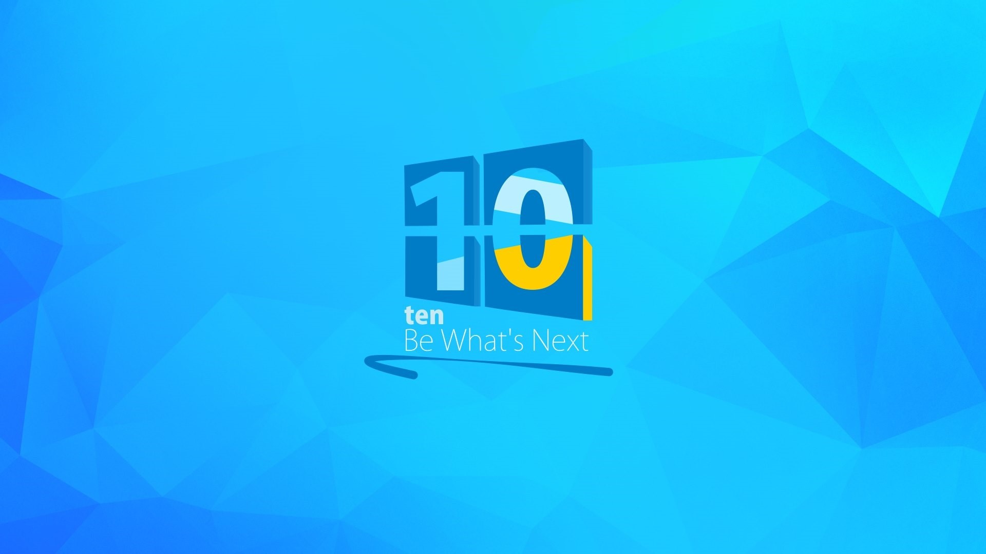 1920x1080 Windows 10 logo, creative background wallpaper thumb