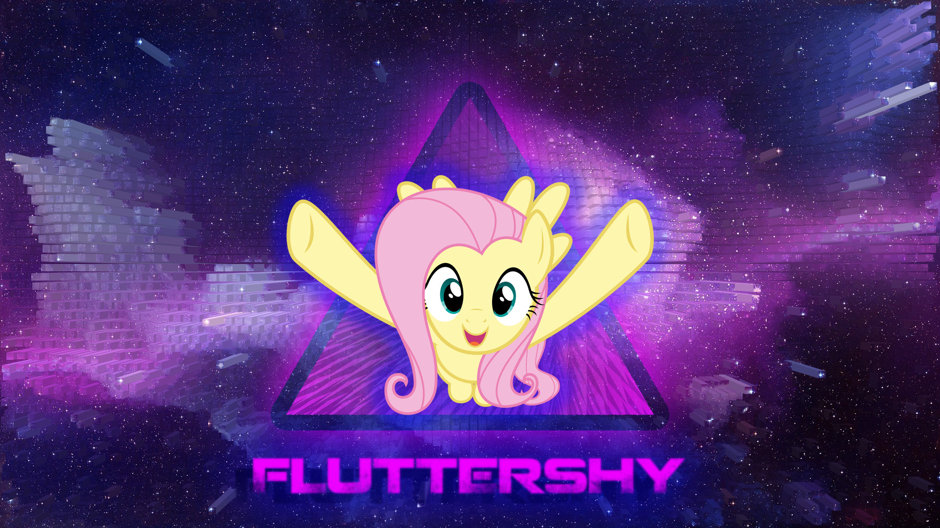 1920x1080 ... Fluttershy space galaxy cool new HD wallpapers by Fluttershy174