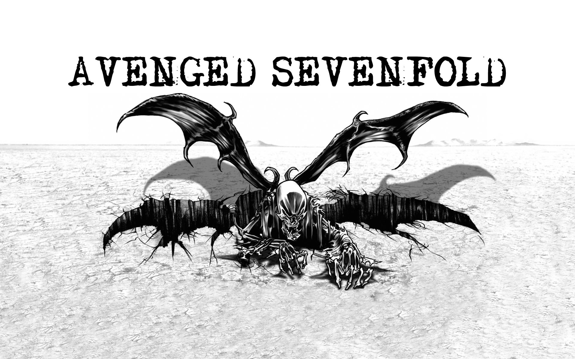 1920x1200 Avenged Sevenfold SkullBat by McKee91 ...