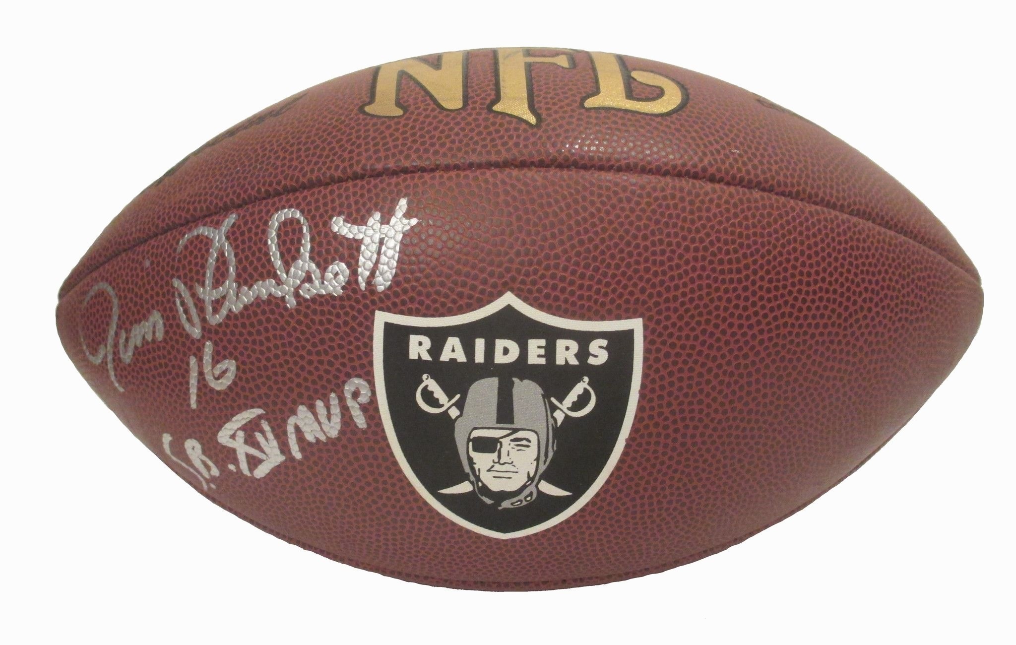 2048x1300 Raiders Logo Pictures Best Jim Plunkett Signed Oakland Raiders Logo Full  Size Football W Proof Image