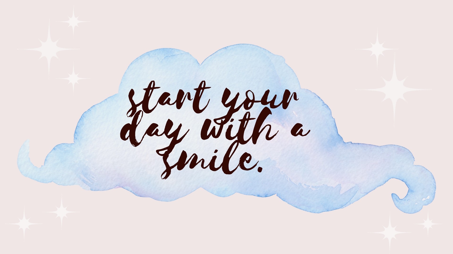 1920x1080 start your day with a smile desktop wallpaper