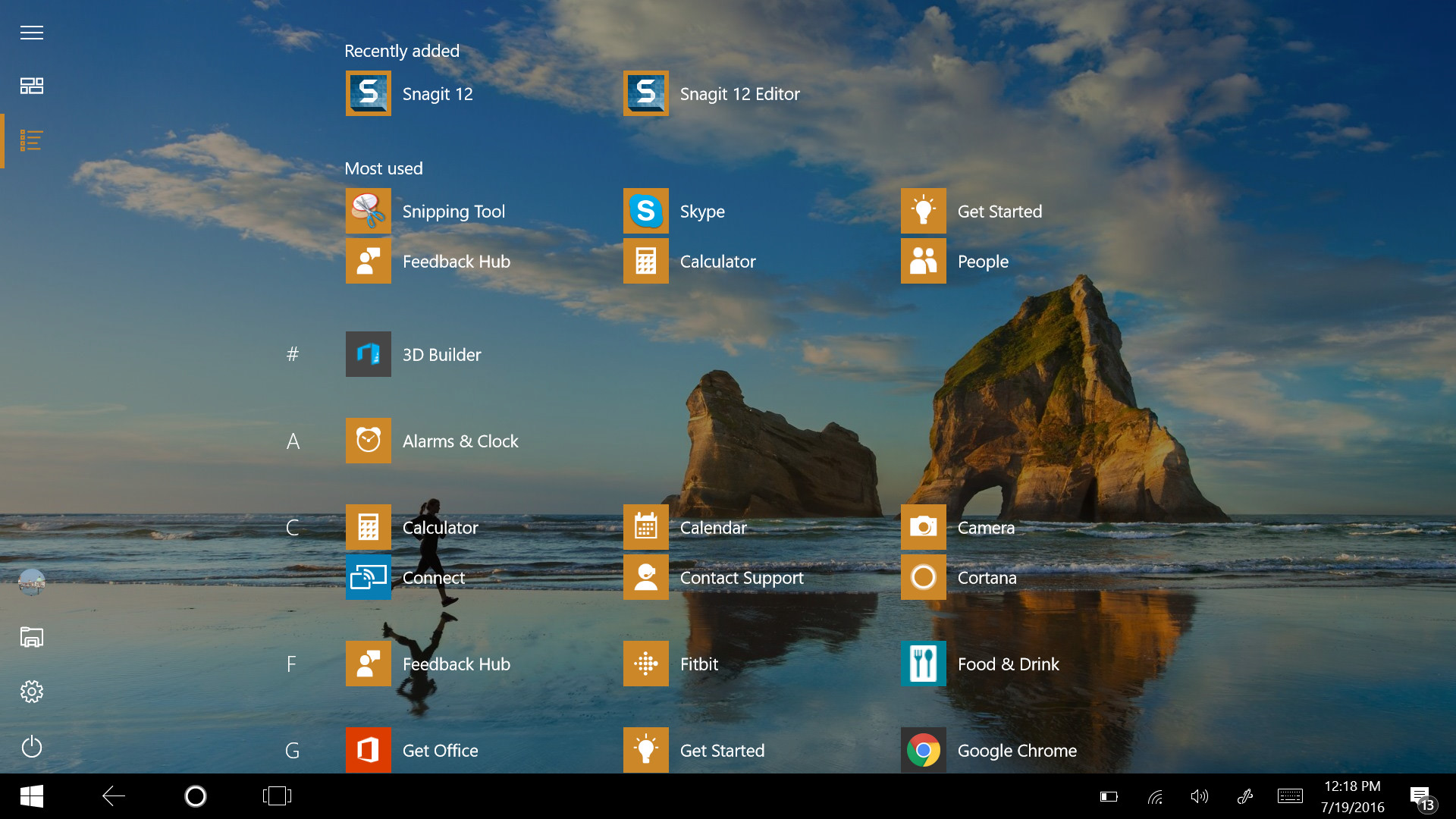 desktop clock app windows 10
