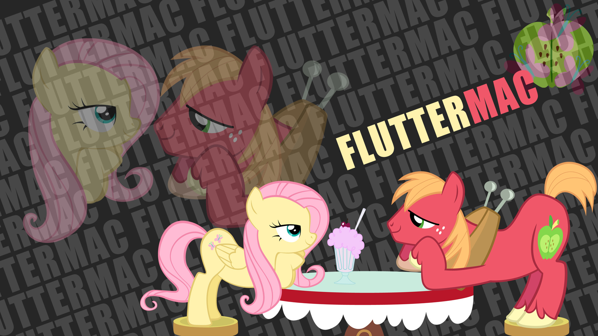 1920x1080 FlutterMac 'Text Name' Wallpaper by ahumeniy, asdflove and BlueDragonHans