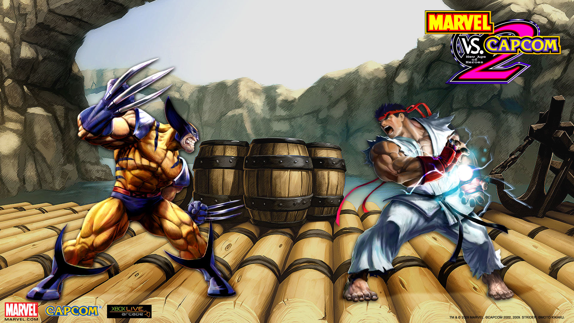1920x1080 Image - Marvel Vs Capcom 2 wallpaper - Wolverine & Ryu.jpg | Capcom  Database | FANDOM powered by Wikia