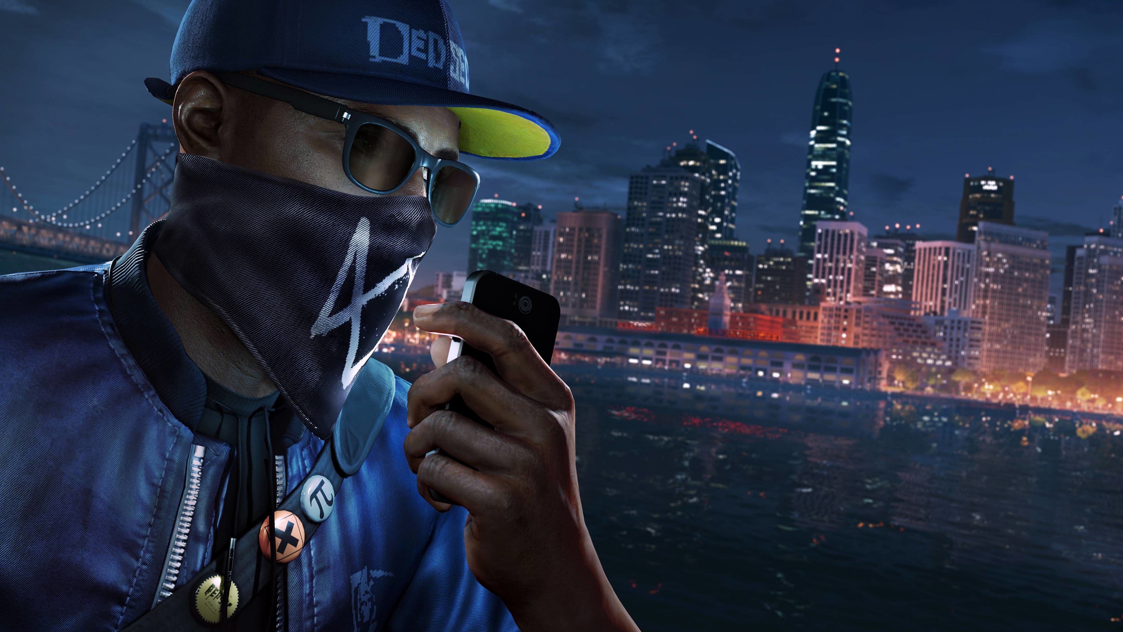 3840x2160 Watch Dogs 2, Marcus Holloway, PS4 Pro, 4K