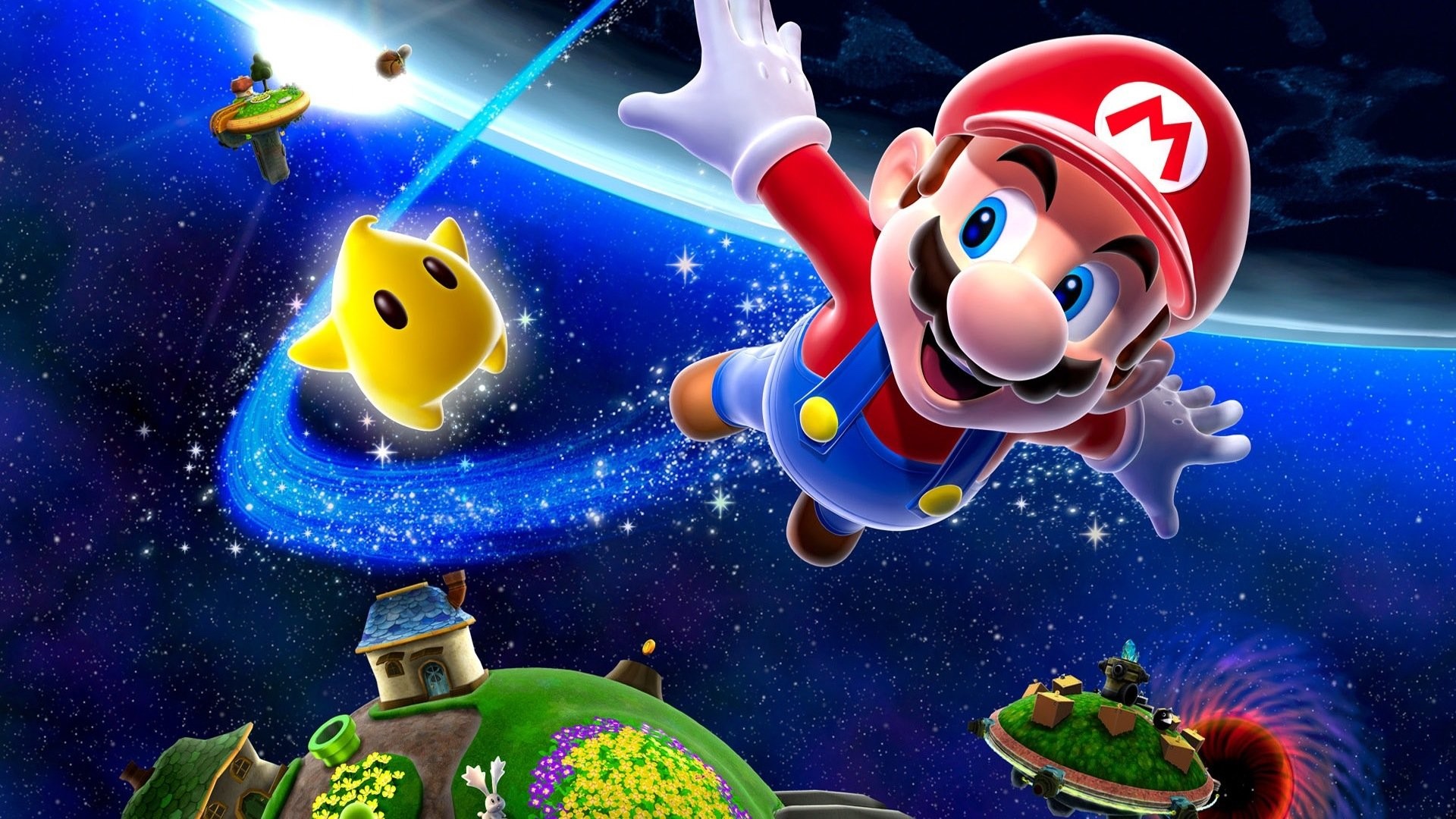 1920x1080 Mario Space Super Mario Galaxy Â· HD Wallpaper | Background ID:458142