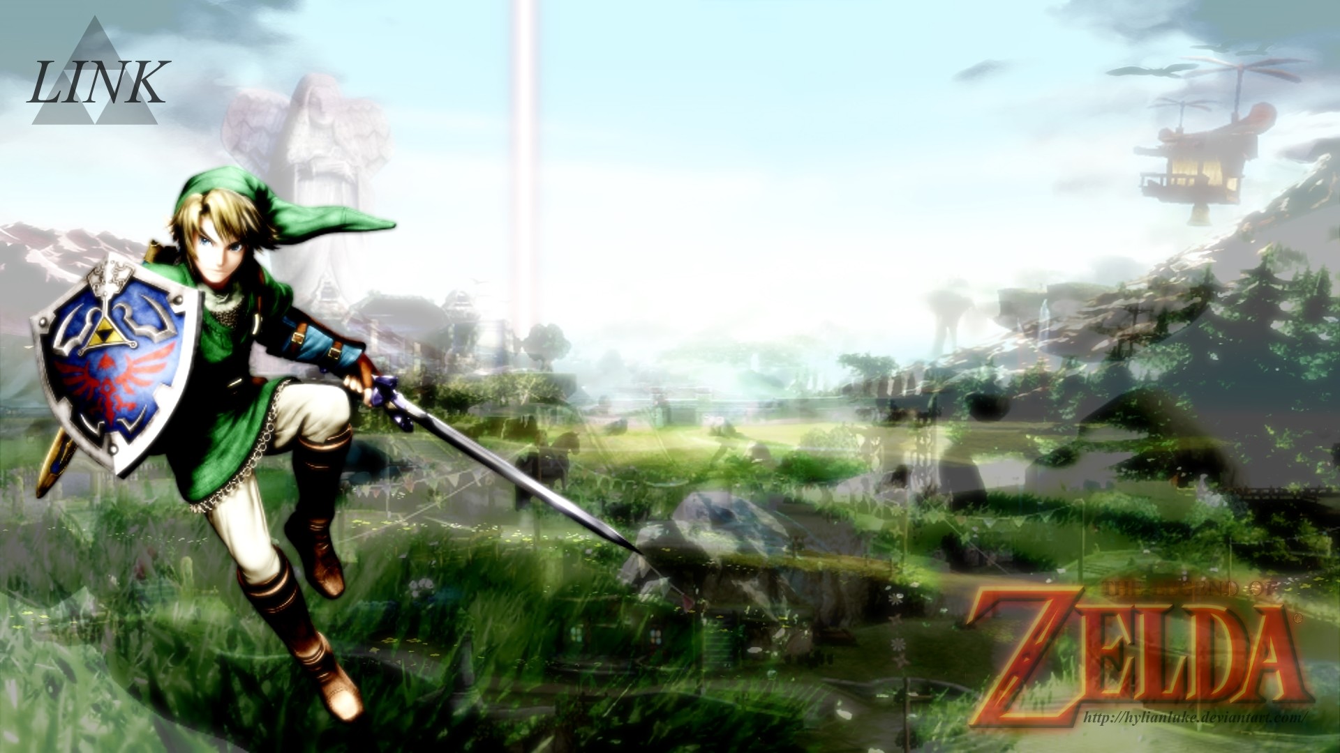 1920x1080 ... The Legend of Zelda Wallpaper - Link by HylianLuke