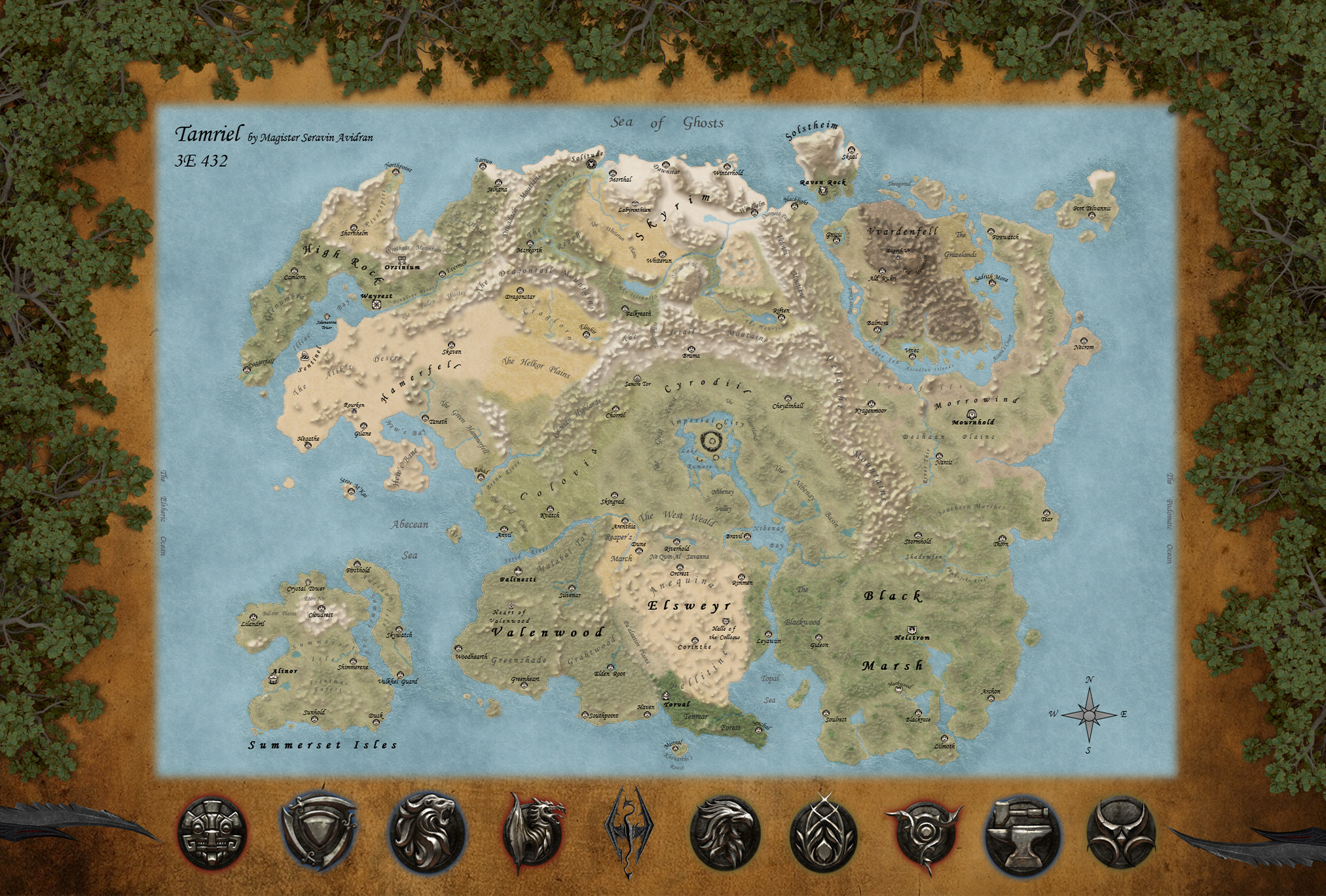 2025x1369 ... The Map of Tamriel by Watosh66