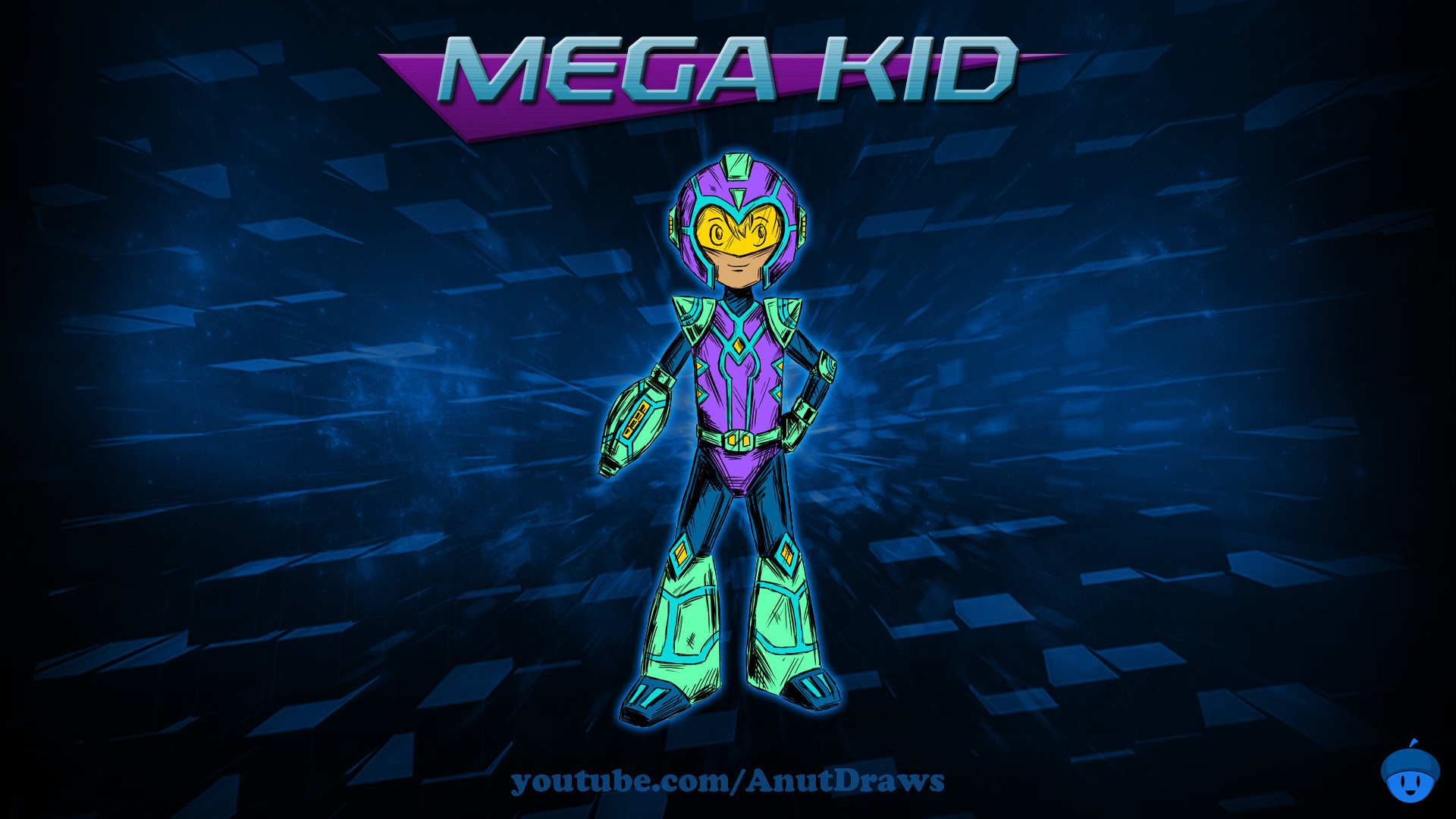 1920x1080 Mega Kid by AnutDraws ...