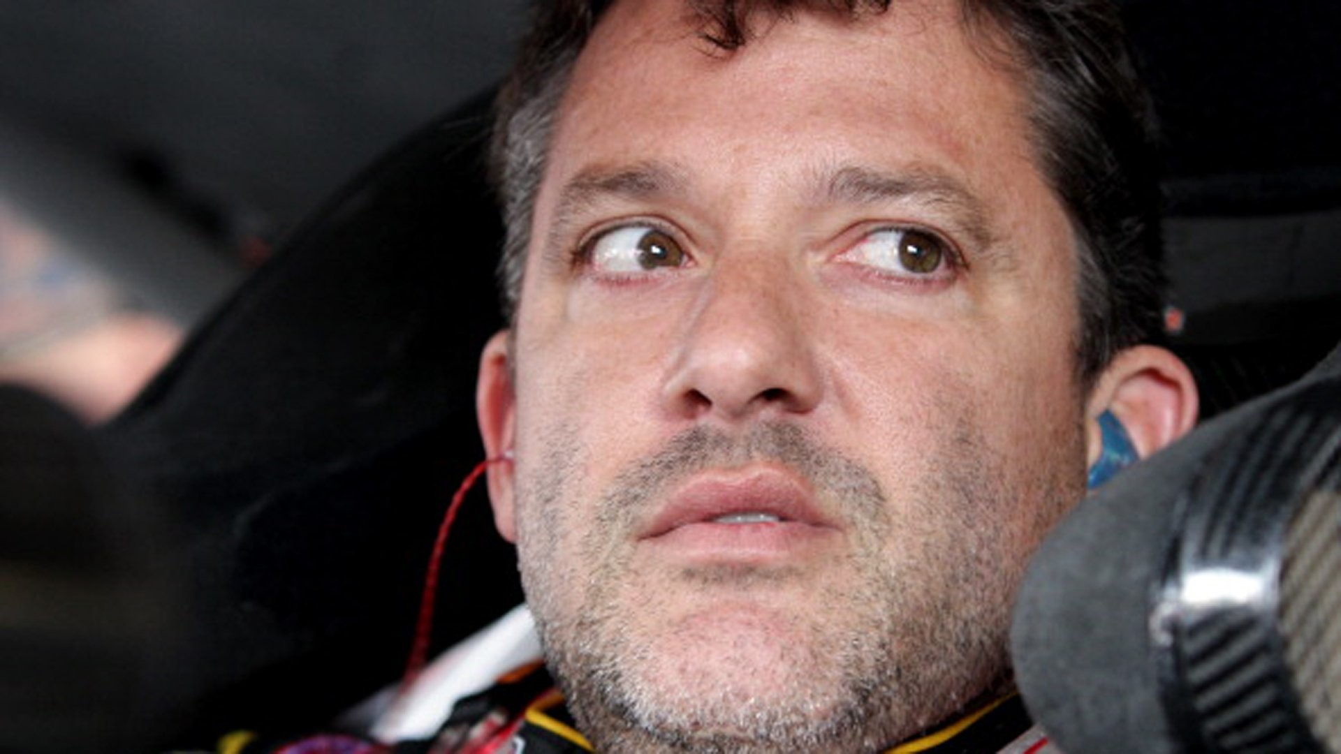 1920x1080 Tony Stewart sat in his car during a practice for the NASCAR Spring Cup  Series Cheez