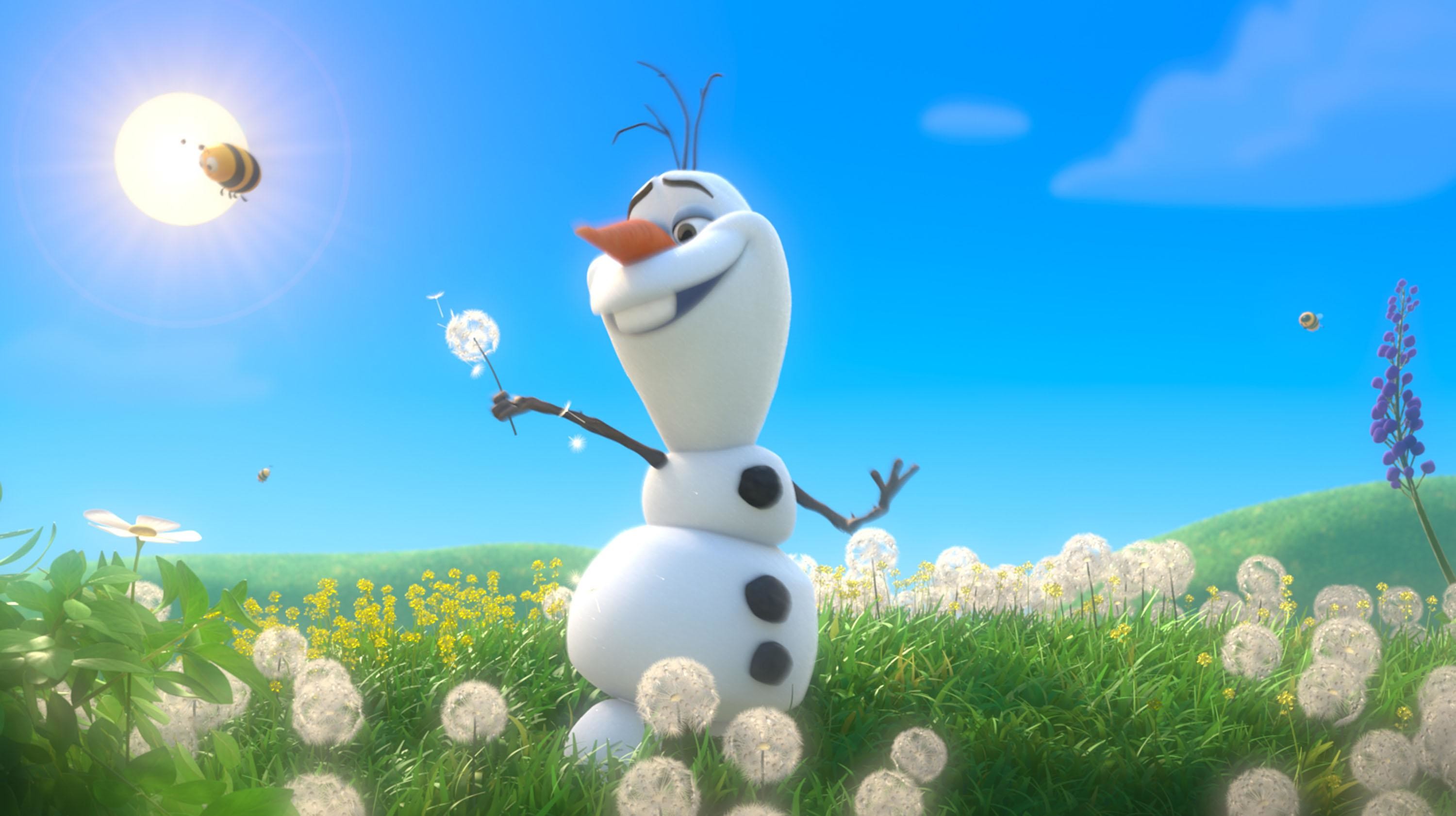 frozen olaf wallpaper hd