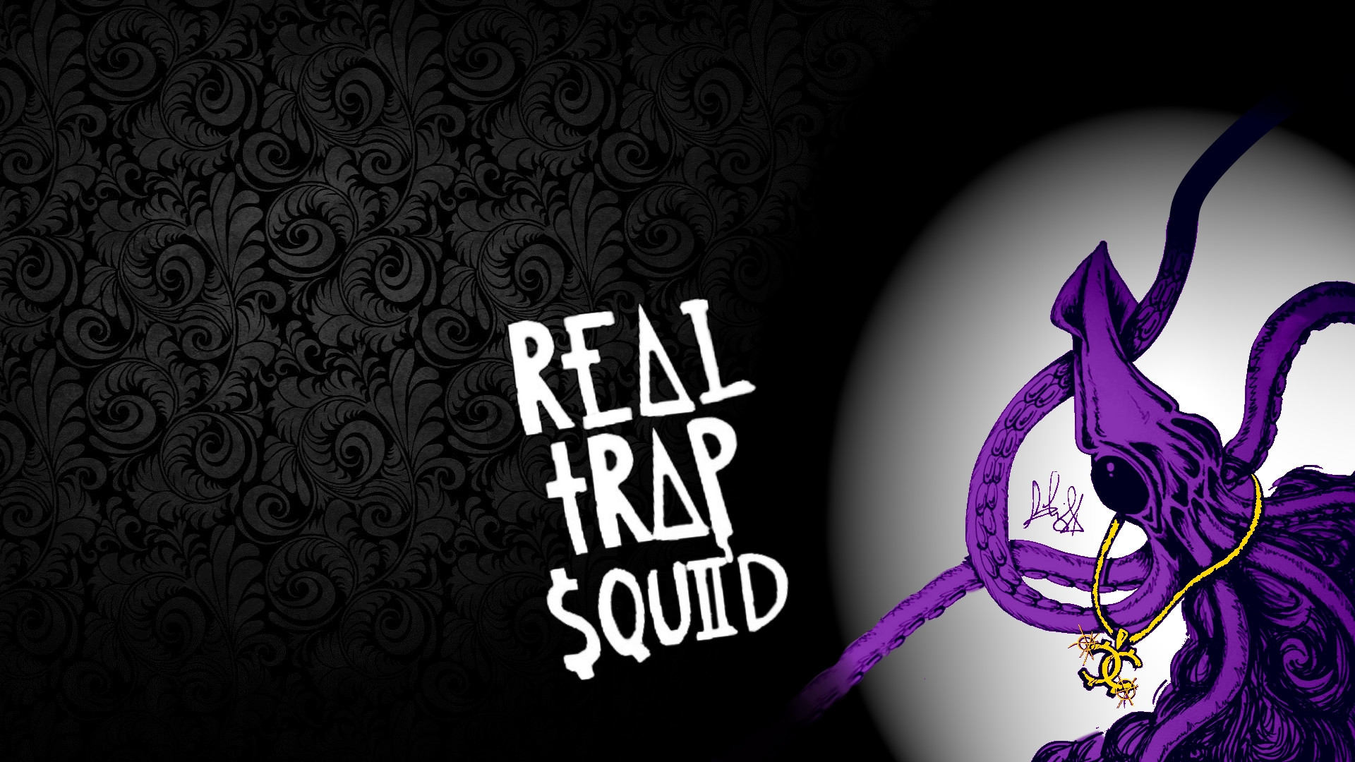 1920x1080 Made a  wallpaper of the Trap Squid. /r/Wallpapers showed no love.