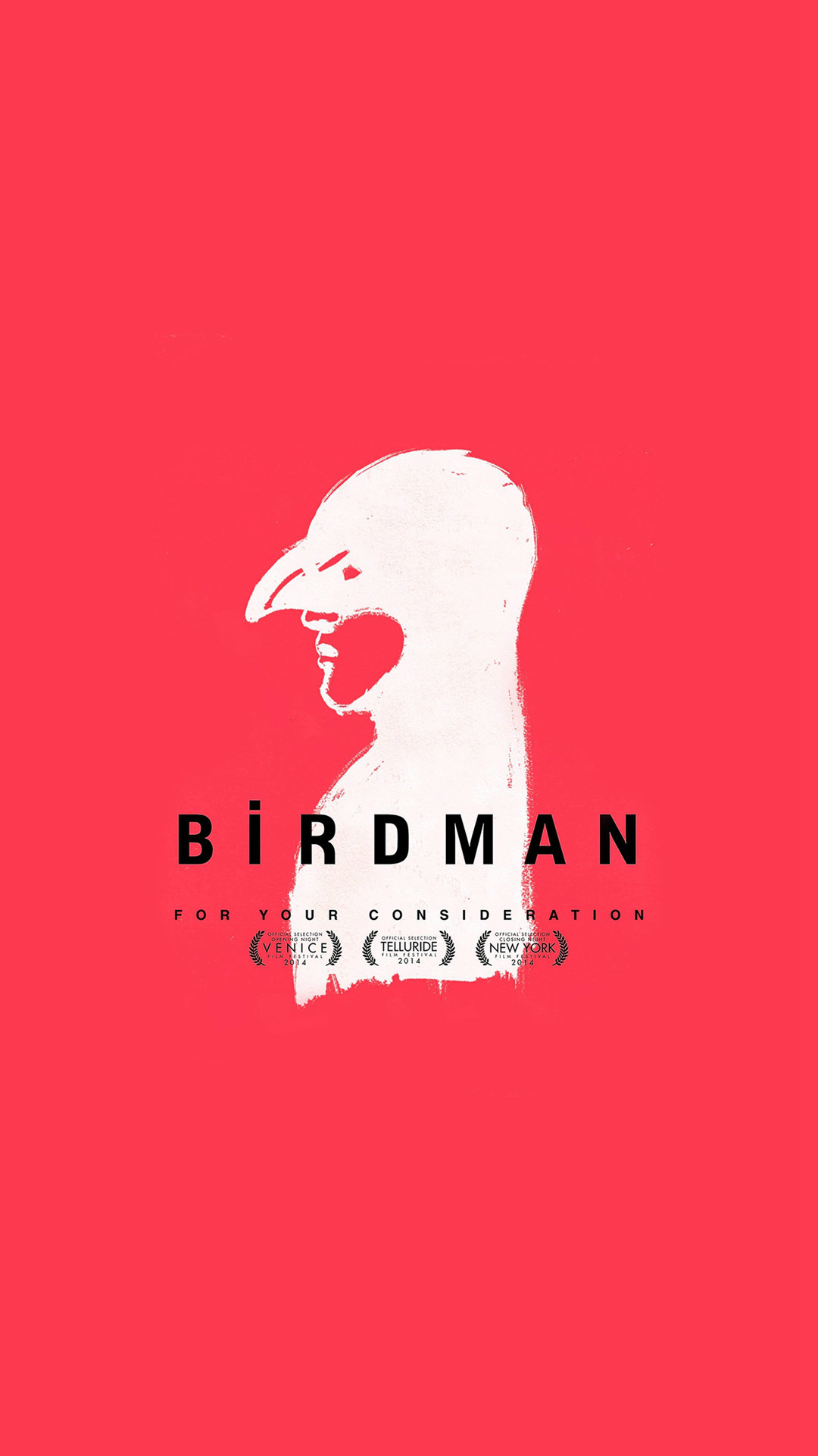 1080x1920 Birdman Poster Red Film #iPhone #6 #plus #wallpaper