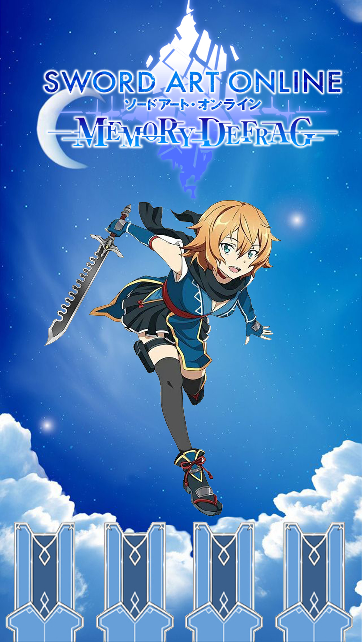 1242x2200 ... Sword Art Online - Treasure Hunter Philia - iPhone by EroMangaSensei
