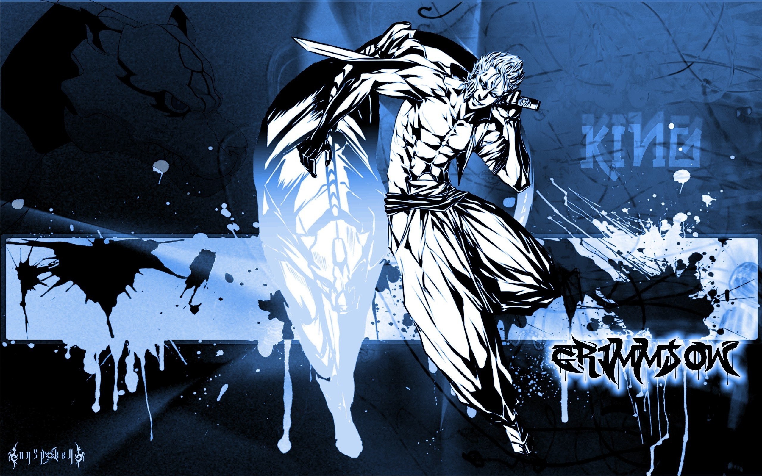 2560x1600 Bleach Espada anime Grimmjow Jaegerjaquez Pantera paint splatter wallpaper  |  | 304513 | WallpaperUP